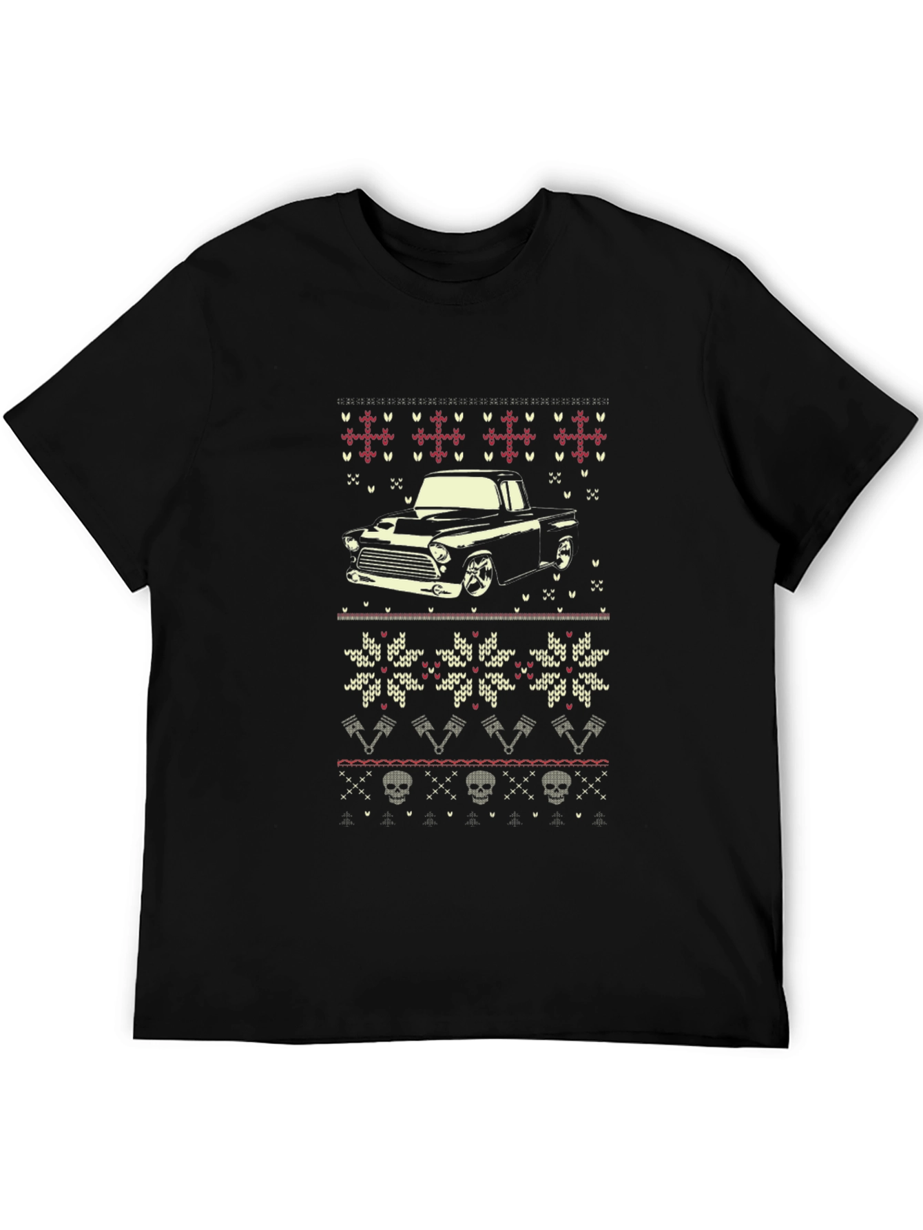 Retro Truck Ugly Christmas Sweater T-Shirt