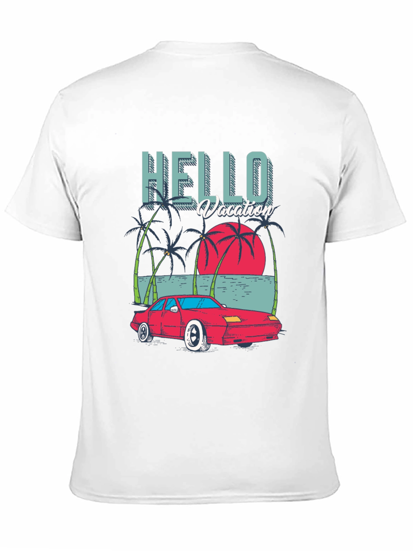 Hello Vacation Graphic T-Shirt