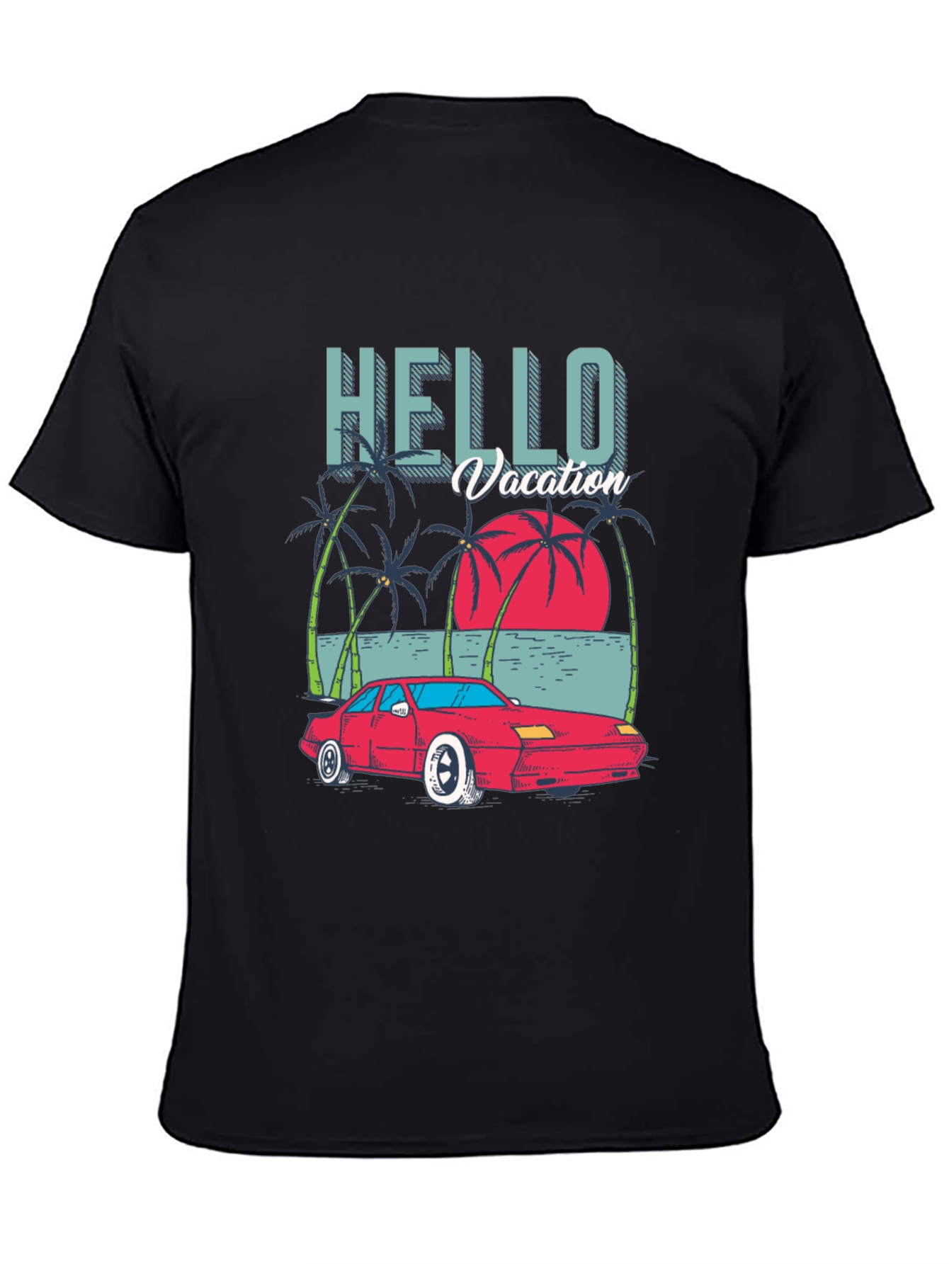 Hello Vacation Graphic T-Shirt