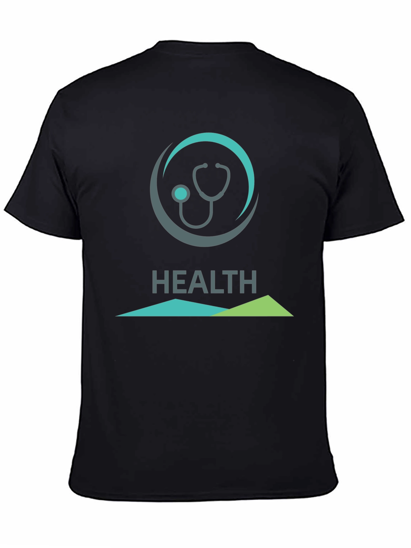Health Logo T-Shirt - Comfortable Everyday Wear