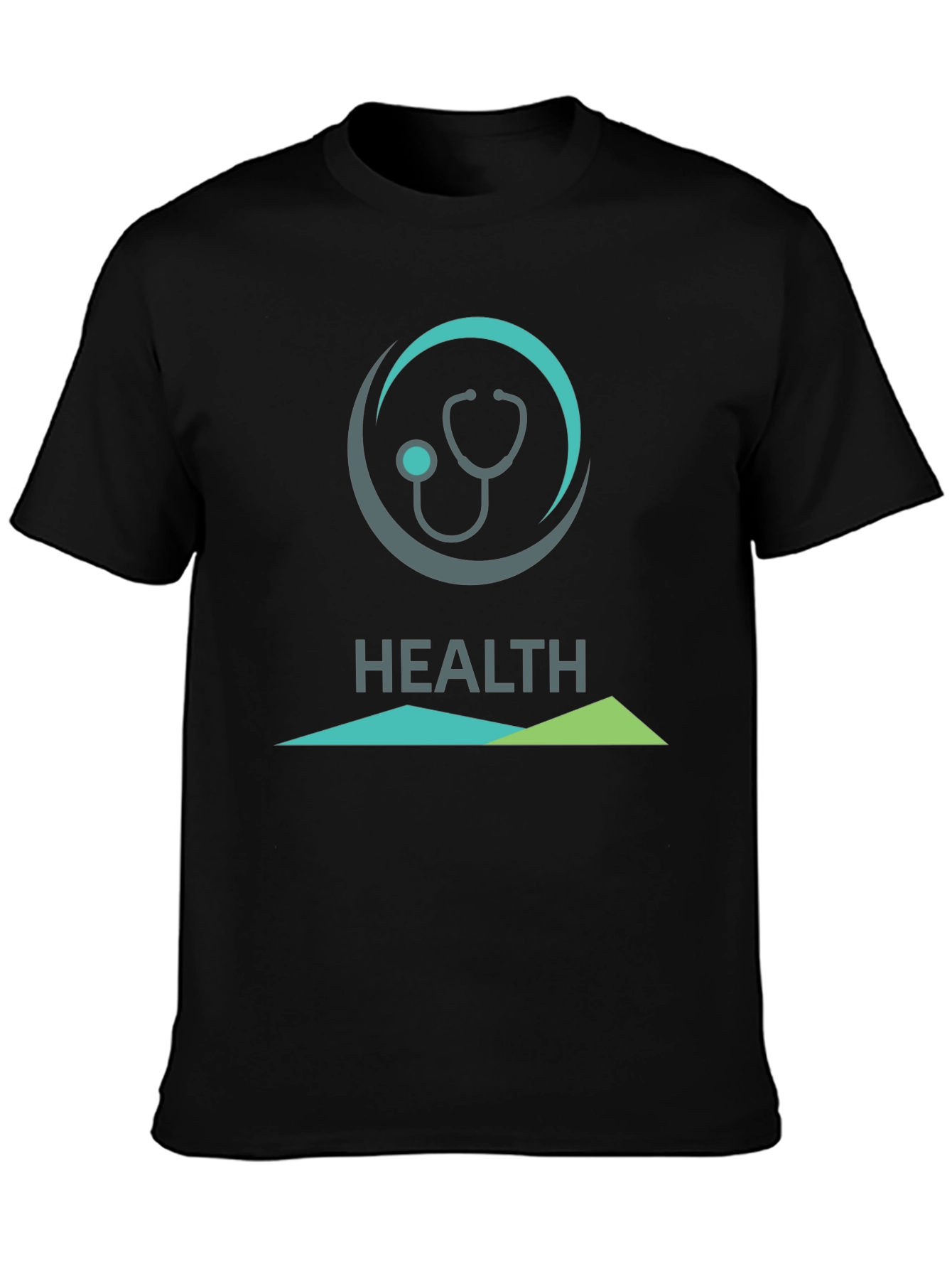 Health Logo T-Shirt - Comfortable Everyday Wear
