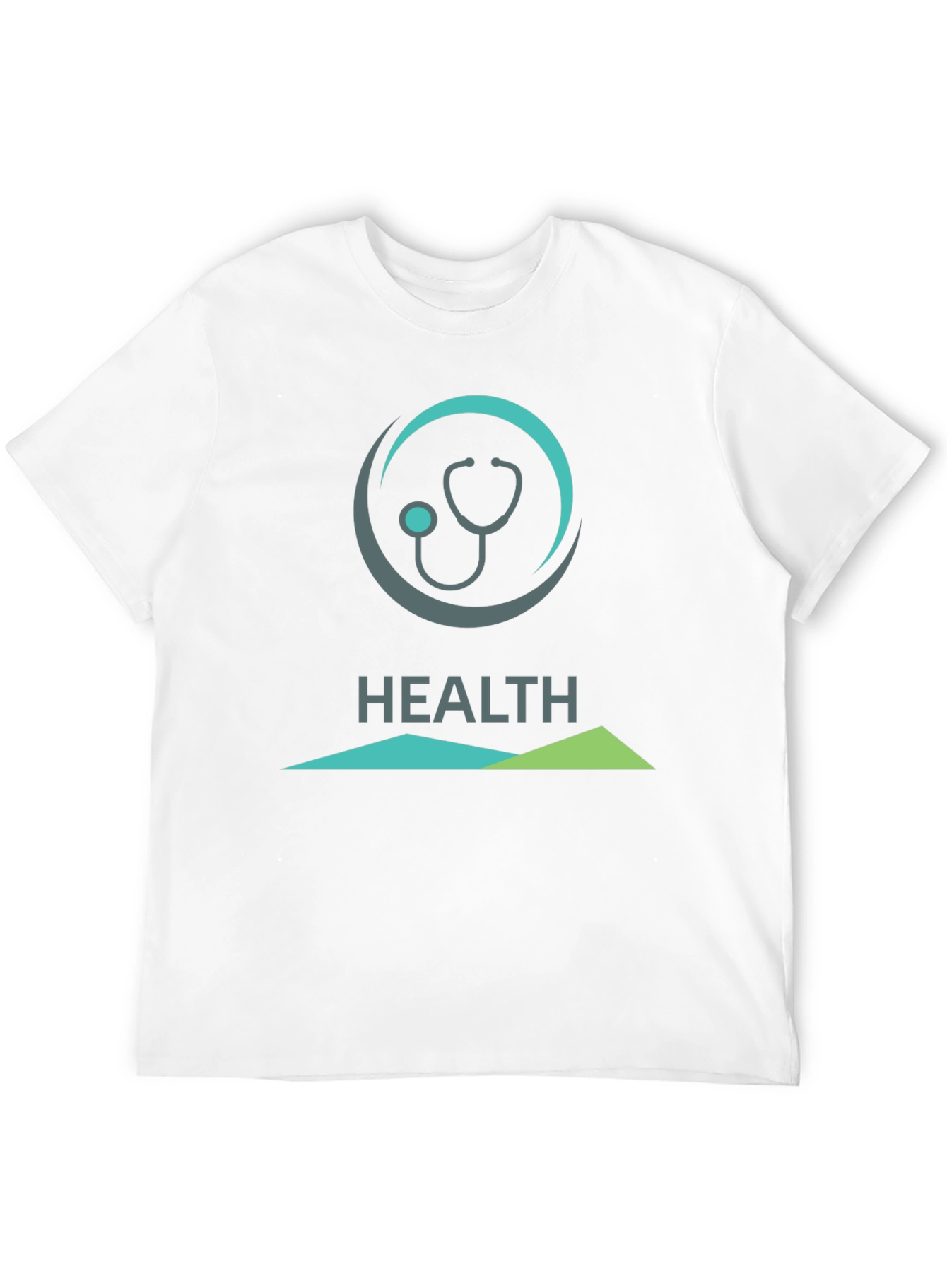Health Logo T-Shirt - Comfortable Everyday Wear