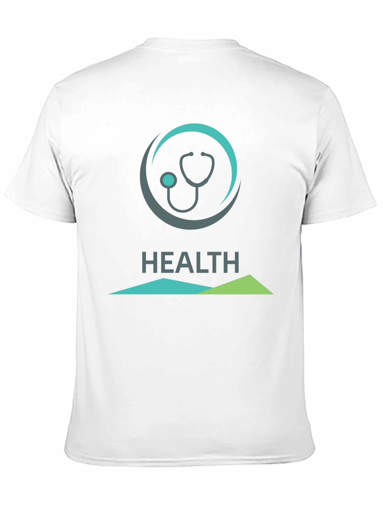 Health Logo T-Shirt - Comfortable Everyday Wear