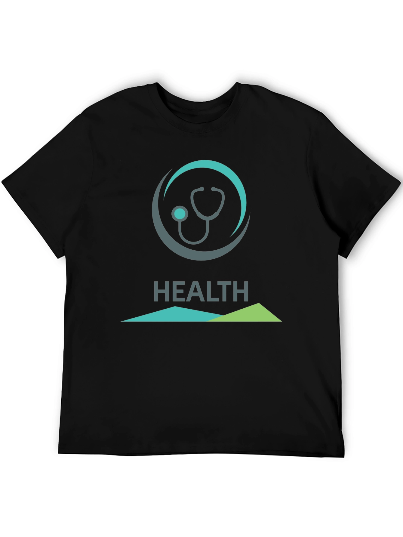 Health Logo T-Shirt - Comfortable Everyday Wear