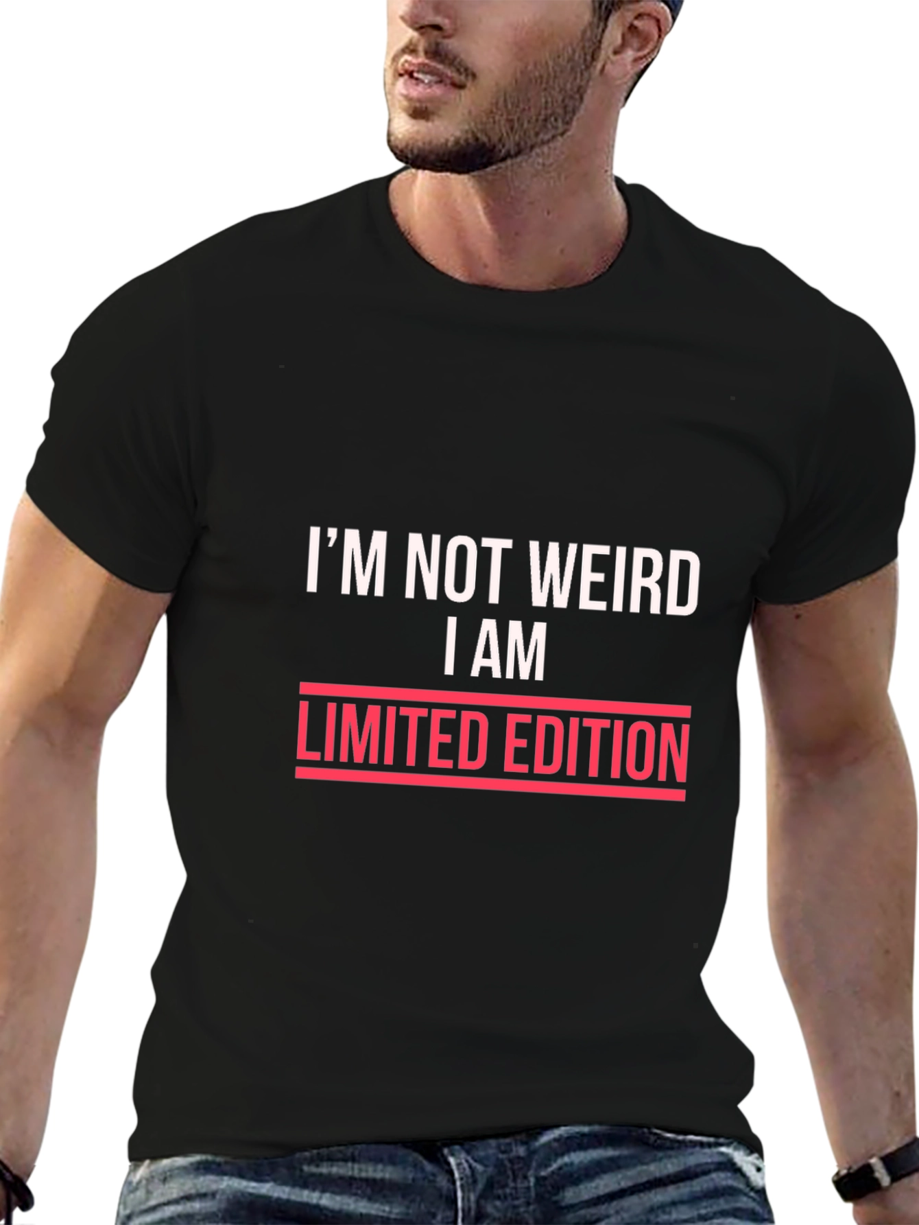 Im Not Weird I Am Limited Edition Black T-Shirt