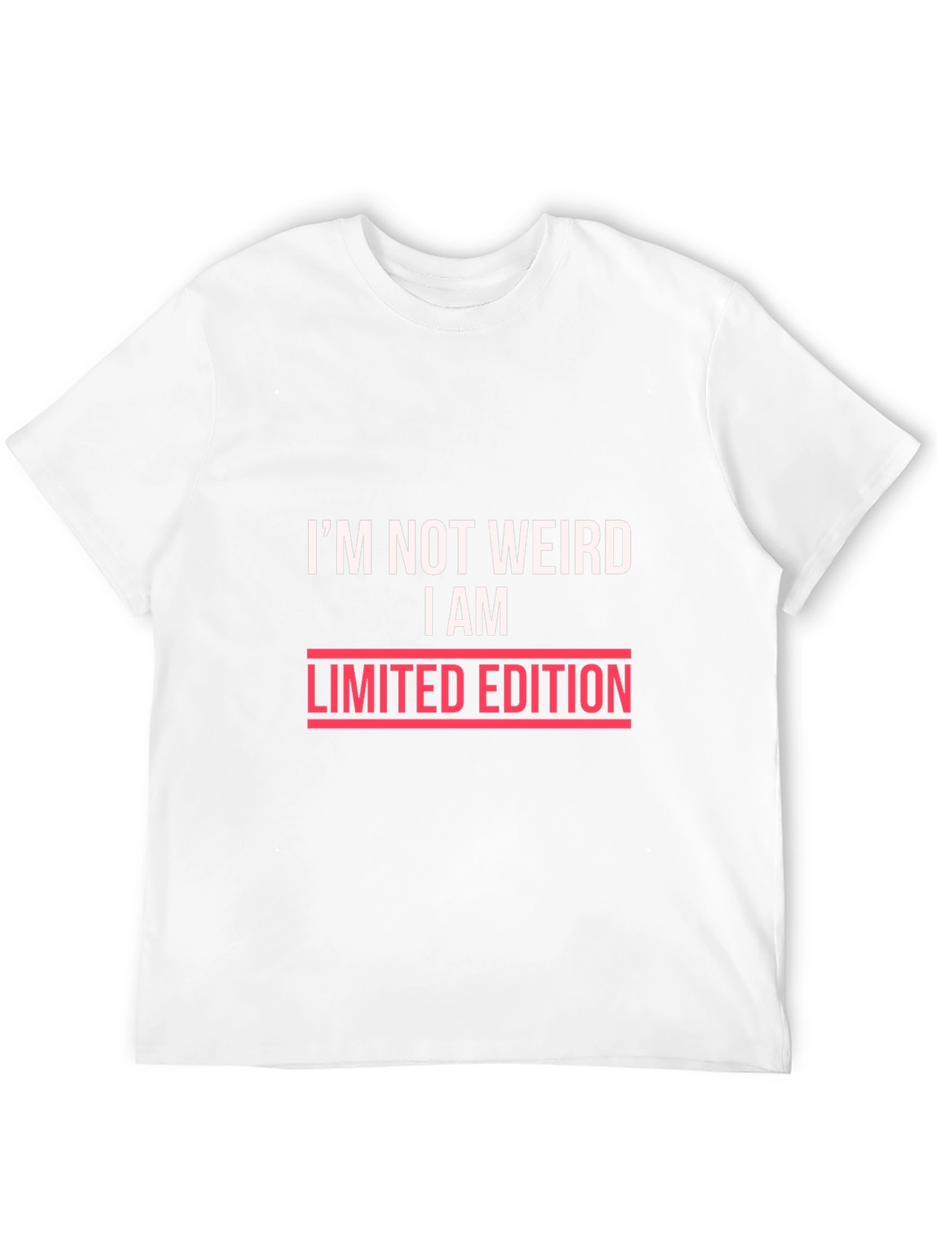 Im Not Weird I Am Limited Edition Black T-Shirt