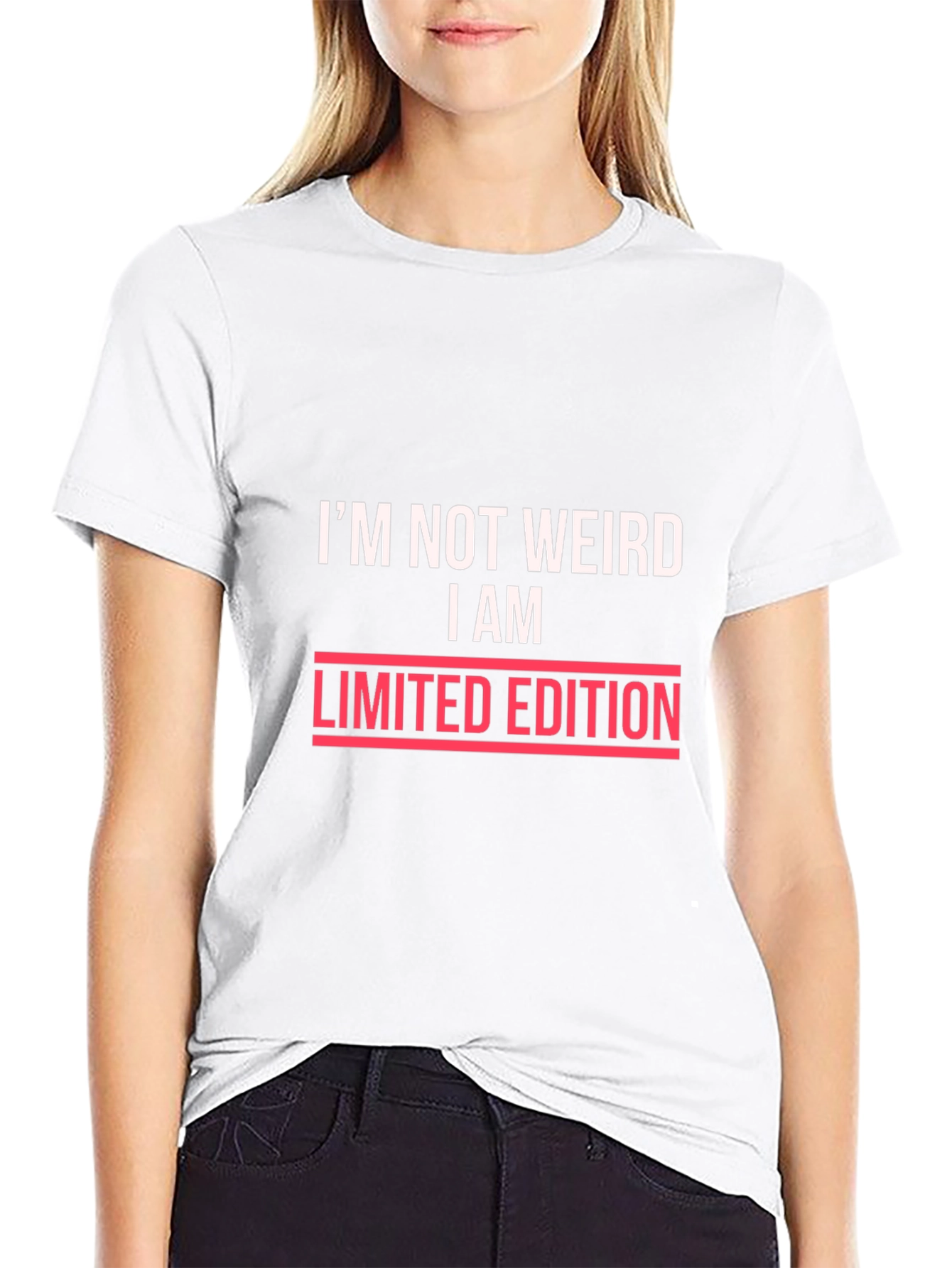 Im Not Weird I Am Limited Edition Black T-Shirt