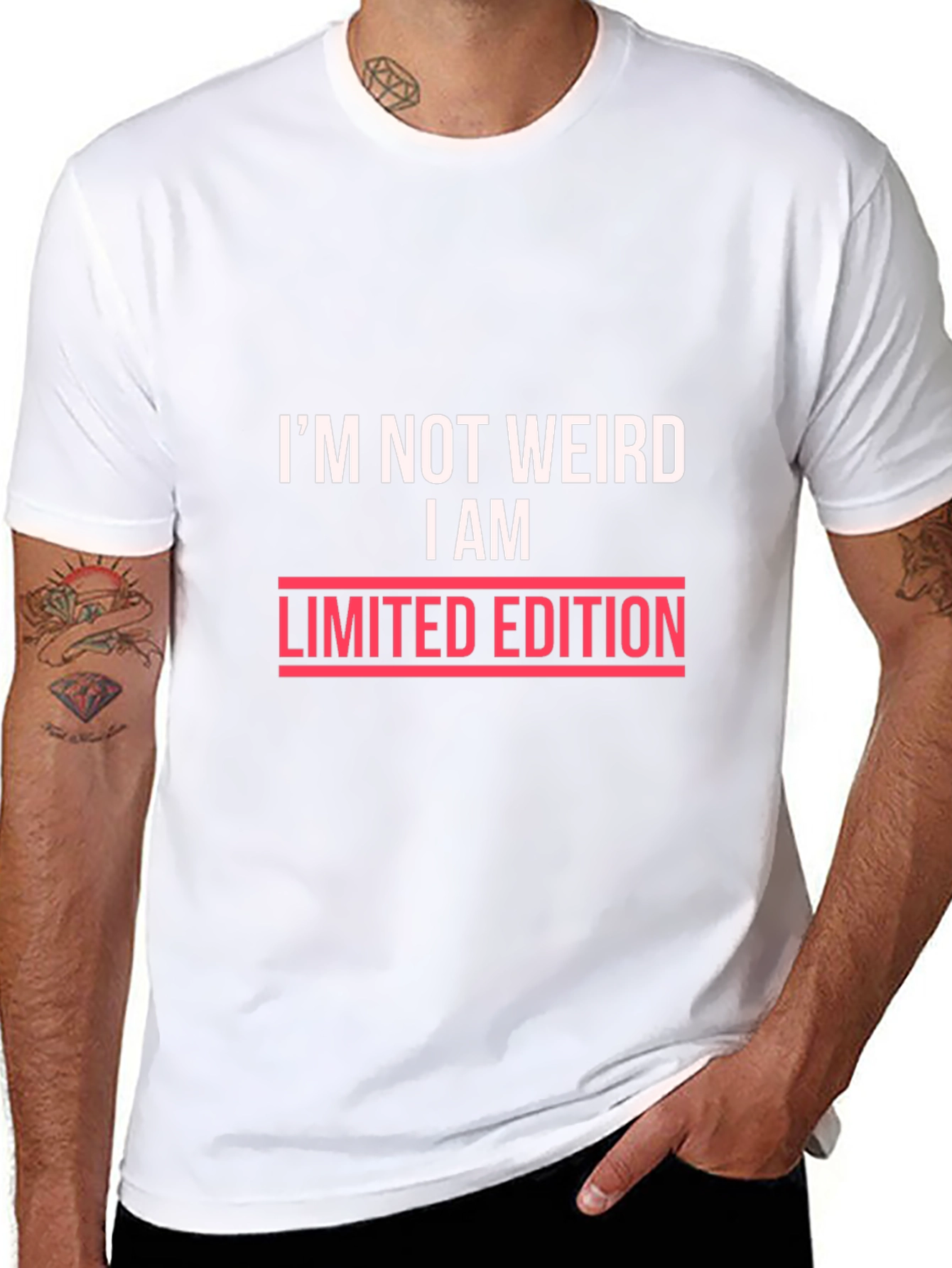 Im Not Weird I Am Limited Edition Black T-Shirt