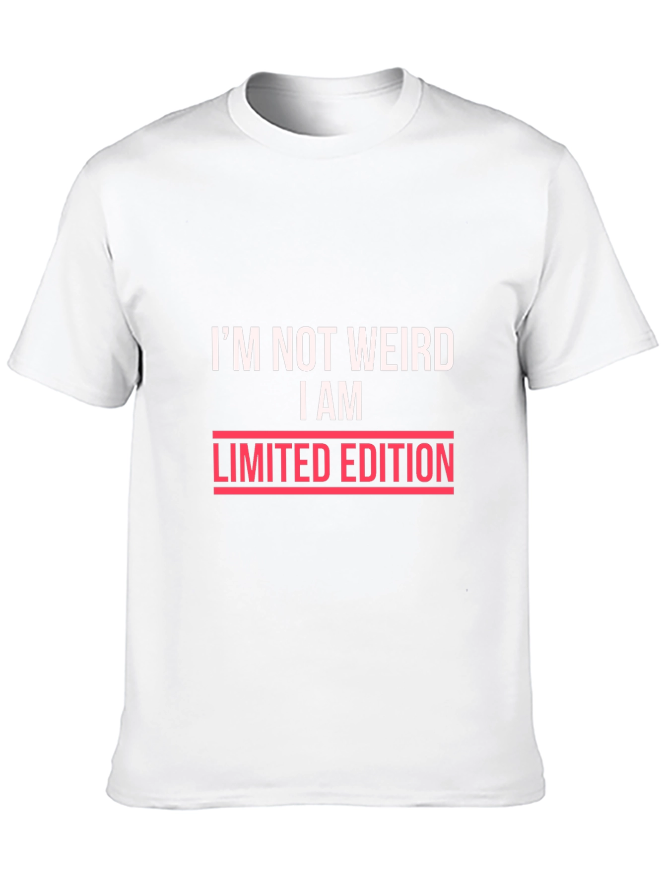 Im Not Weird I Am Limited Edition Black T-Shirt