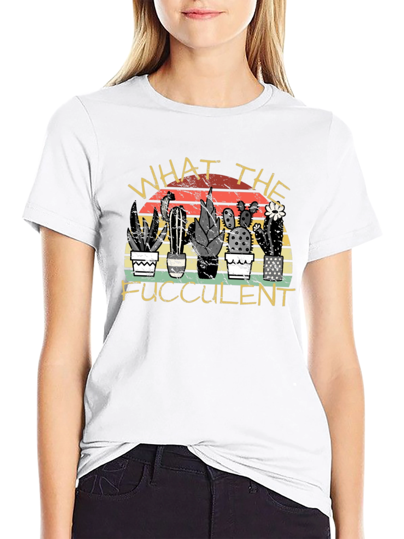 What the Fucculent Cactus T-Shirt
