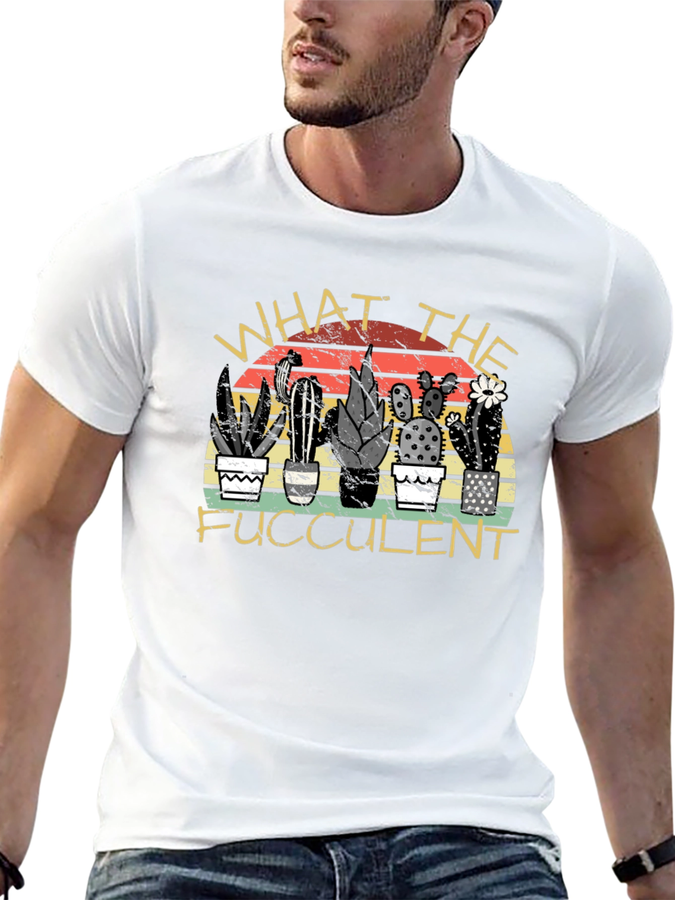 What the Fucculent Cactus T-Shirt