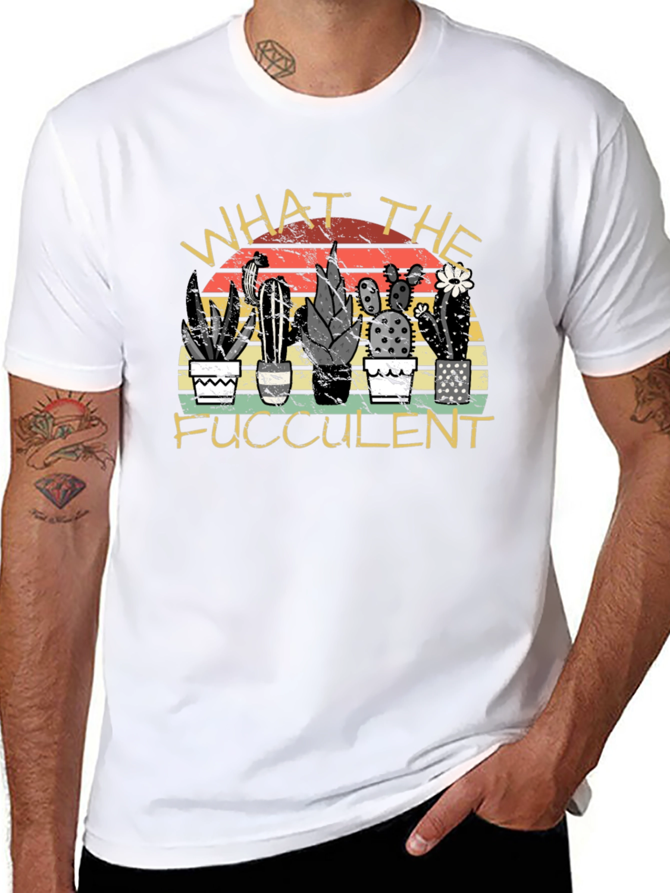 What the Fucculent Cactus T-Shirt