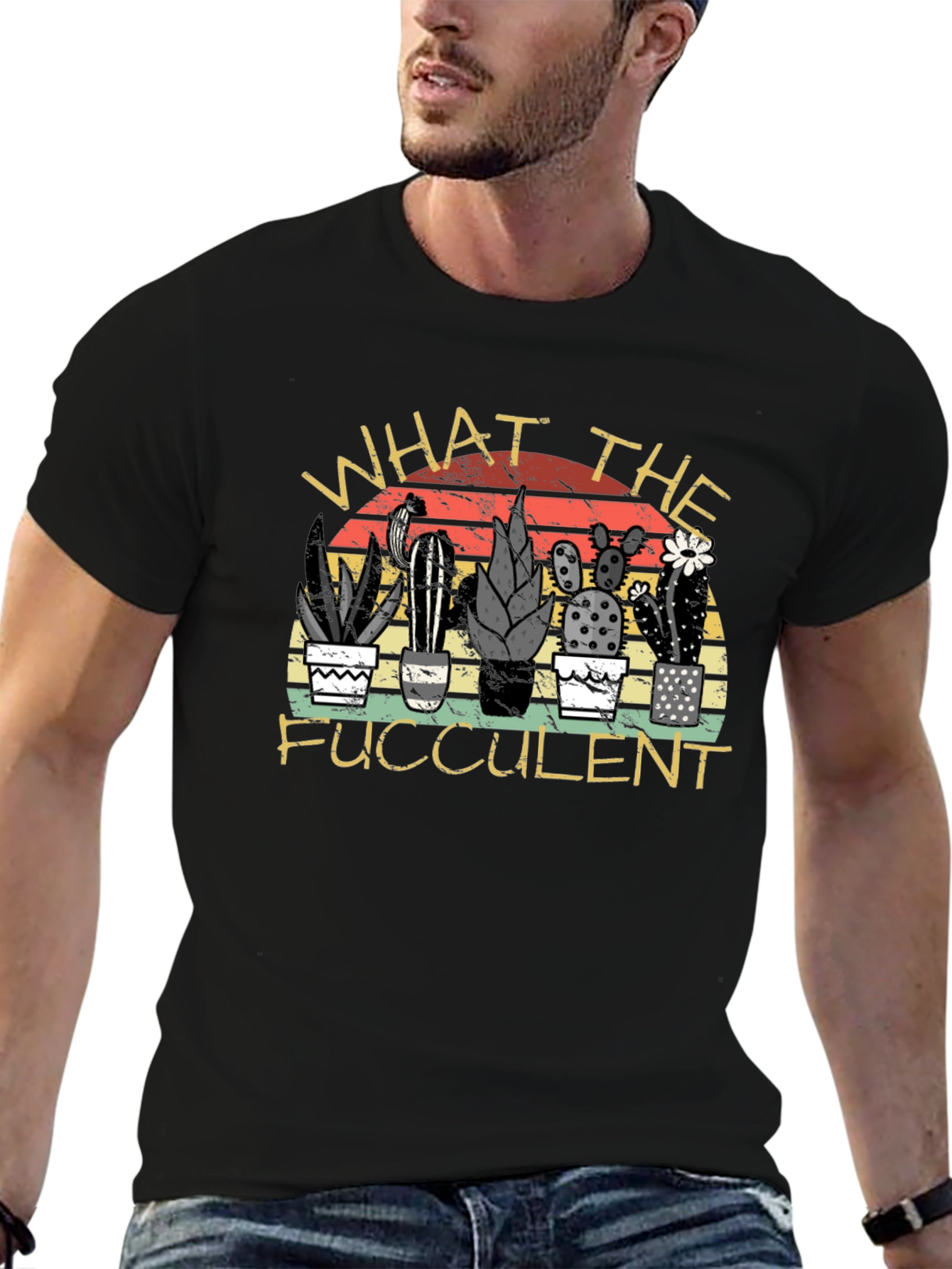 What the Fucculent Cactus T-Shirt