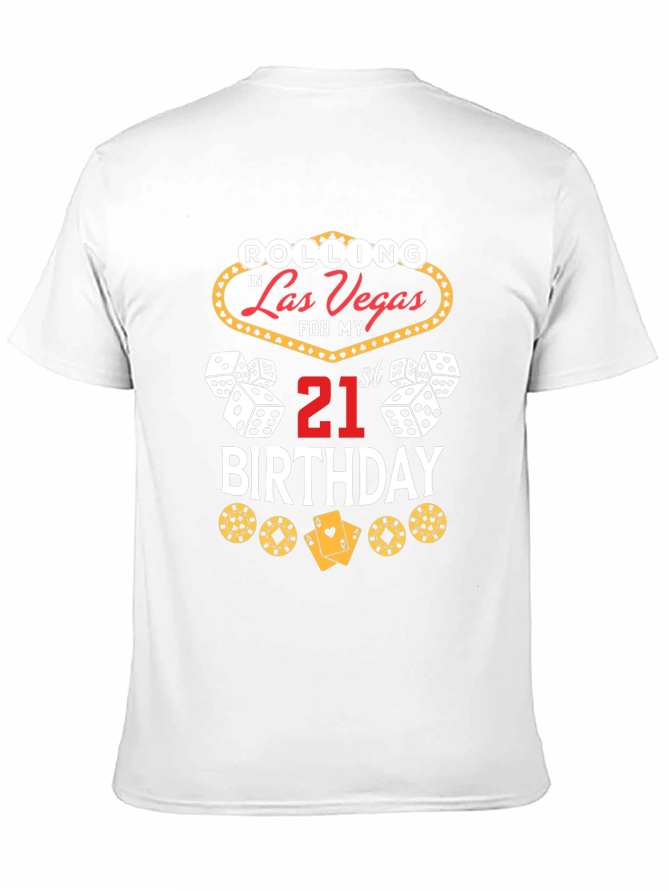 Las Vegas 21st Birthday Graphic T-Shirt