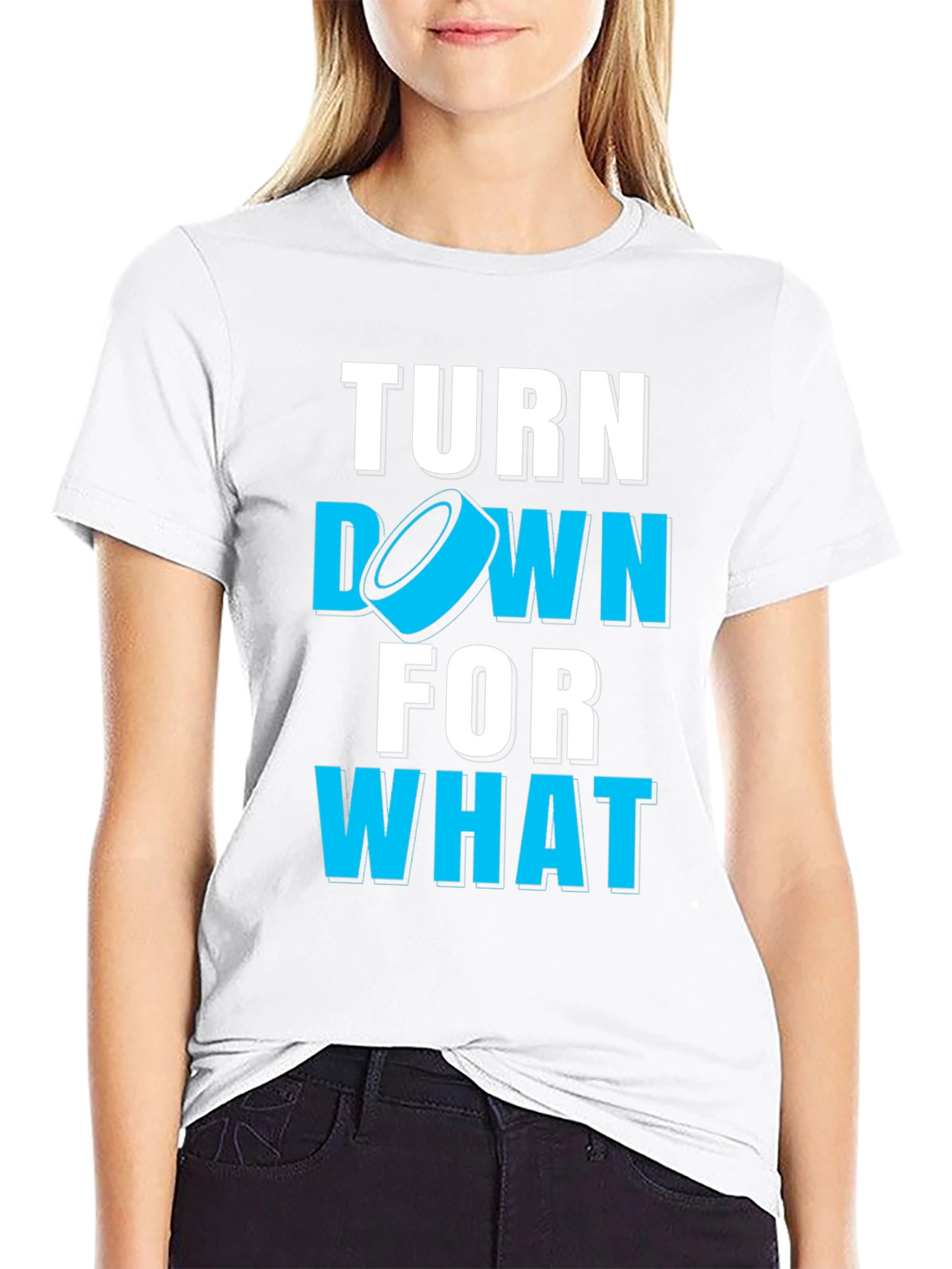Turn Down For What Hockey T-Shirt