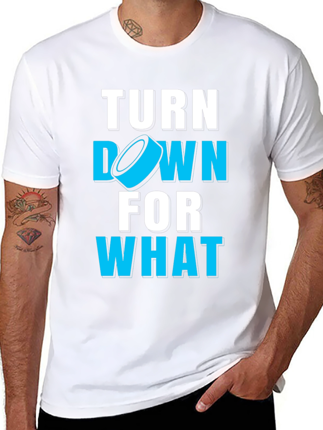 Turn Down For What Hockey T-Shirt