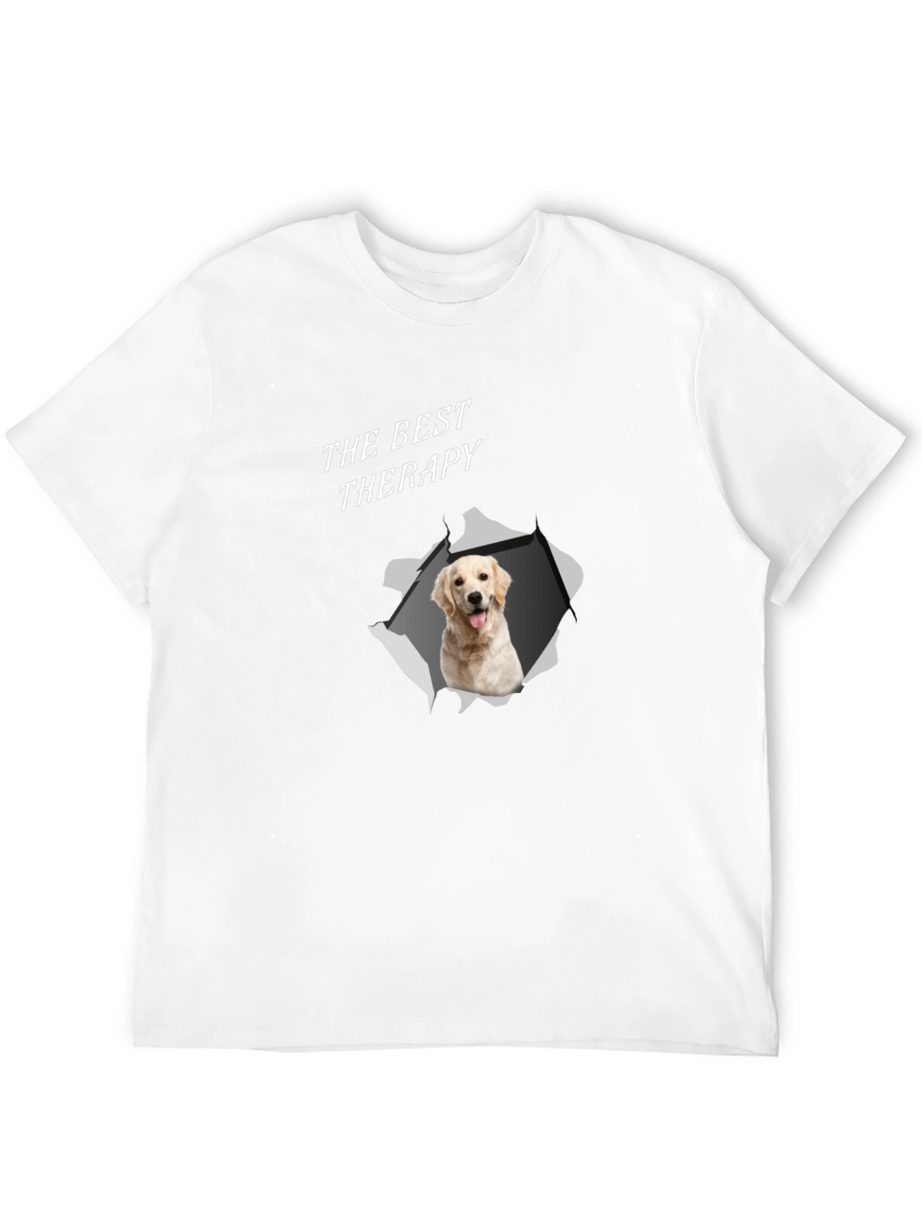 Best Therapy Golden Retriever Graphic T-Shirt