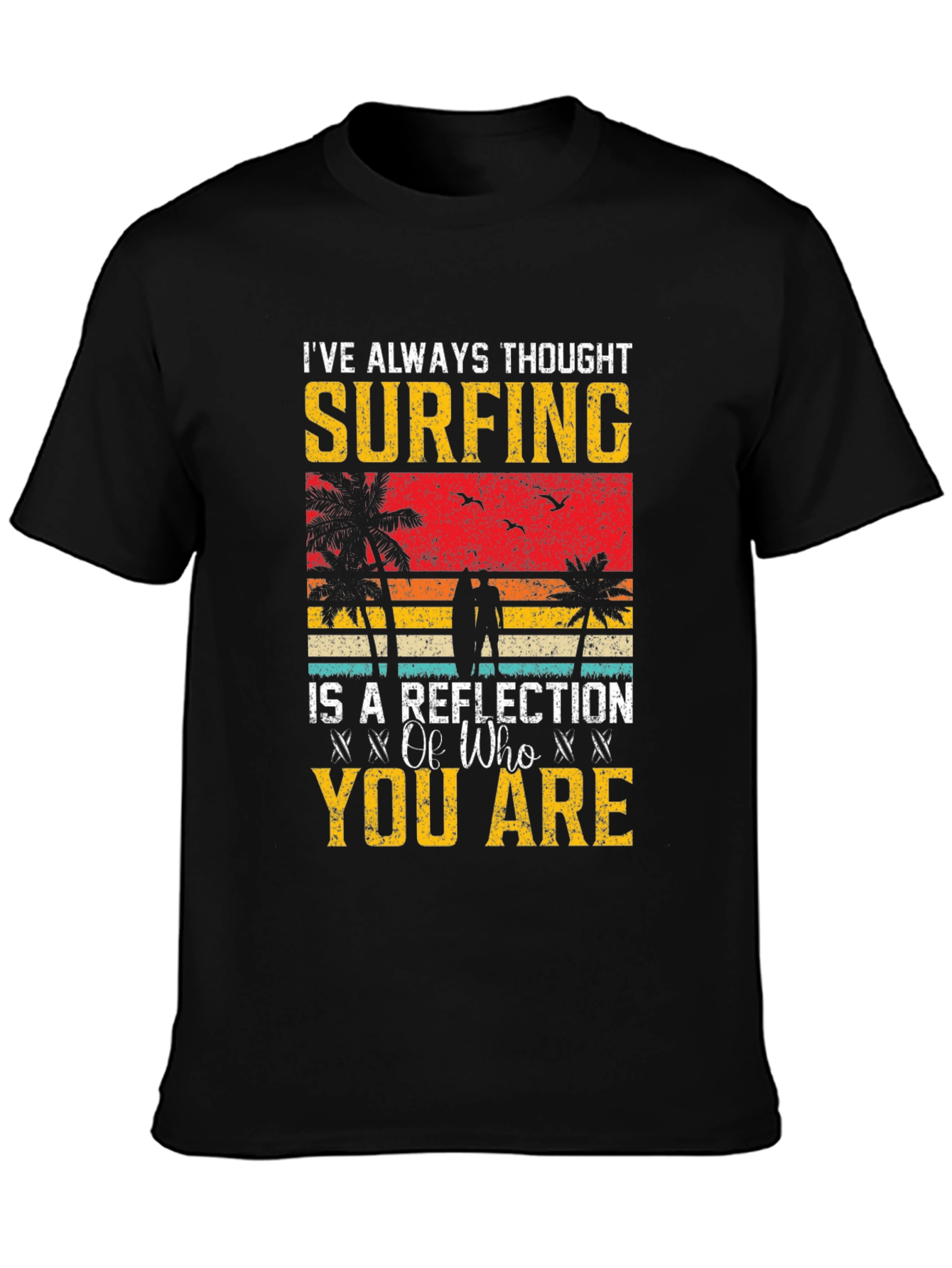 Surfing Reflection Graphic Tee