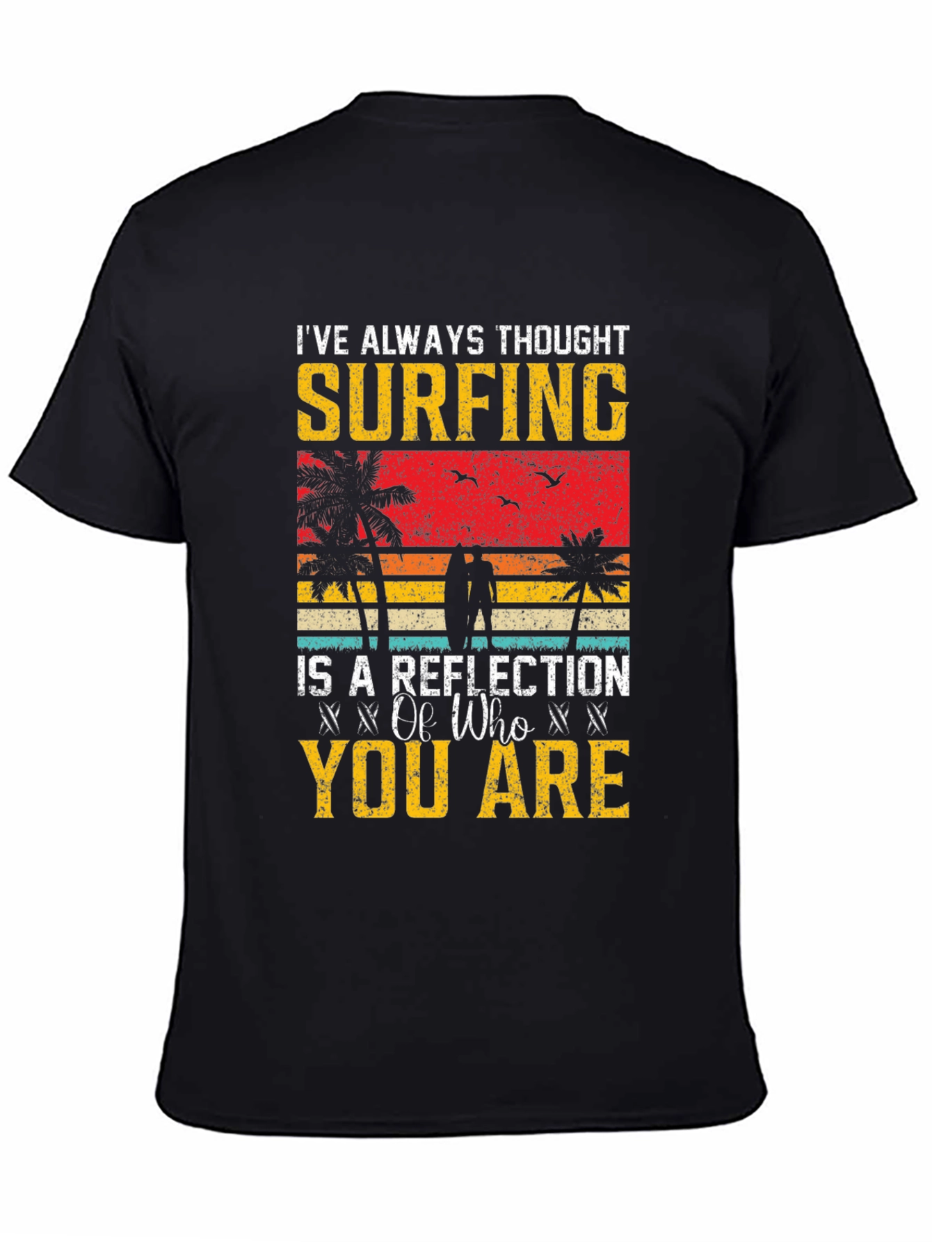 Surfing Reflection Graphic Tee