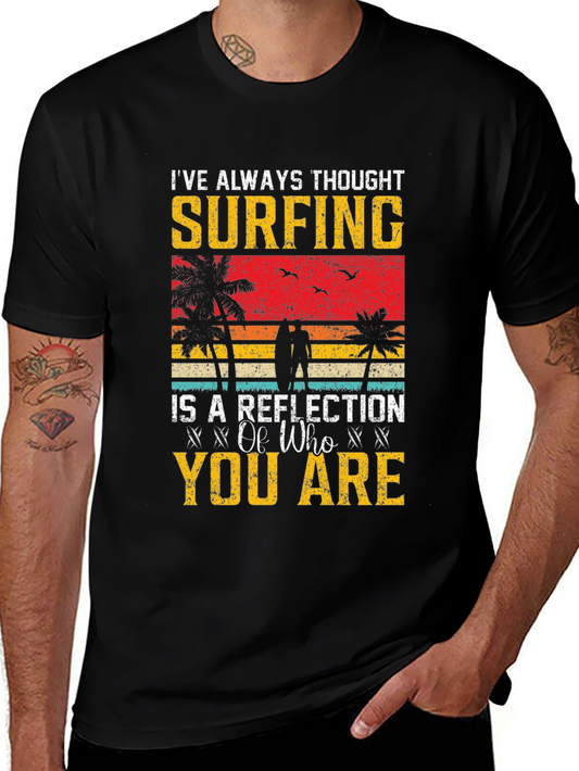 Surfing Reflection Graphic Tee