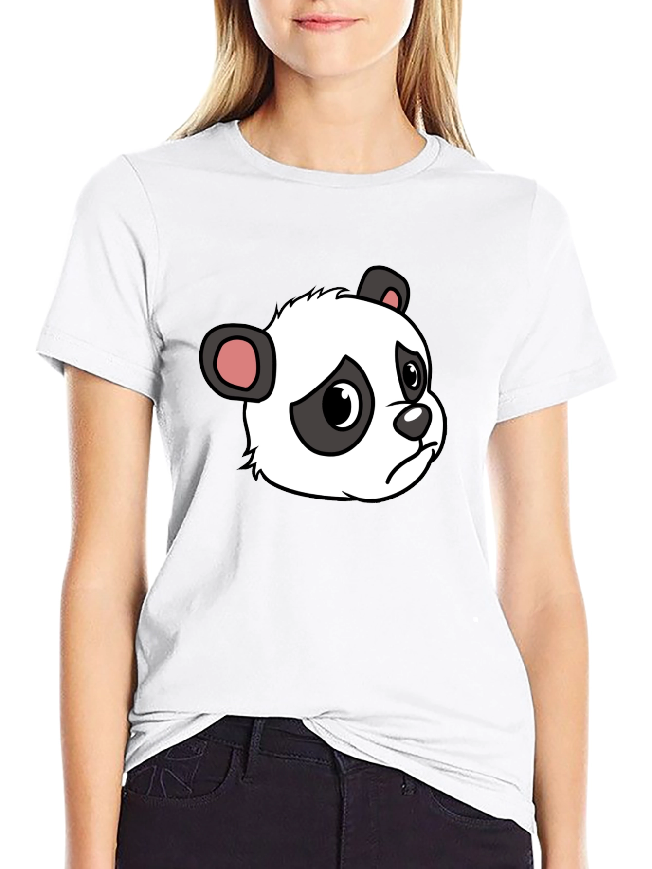 Sad Panda Graphic Tee - Soft Cotton Blend