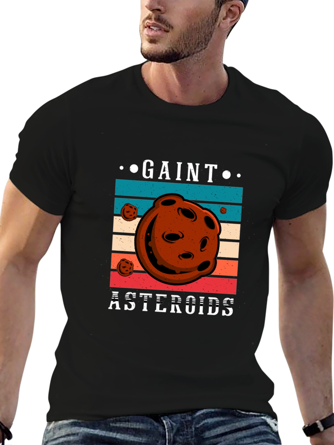 Retro Gaint Asteroids Graphic Tee