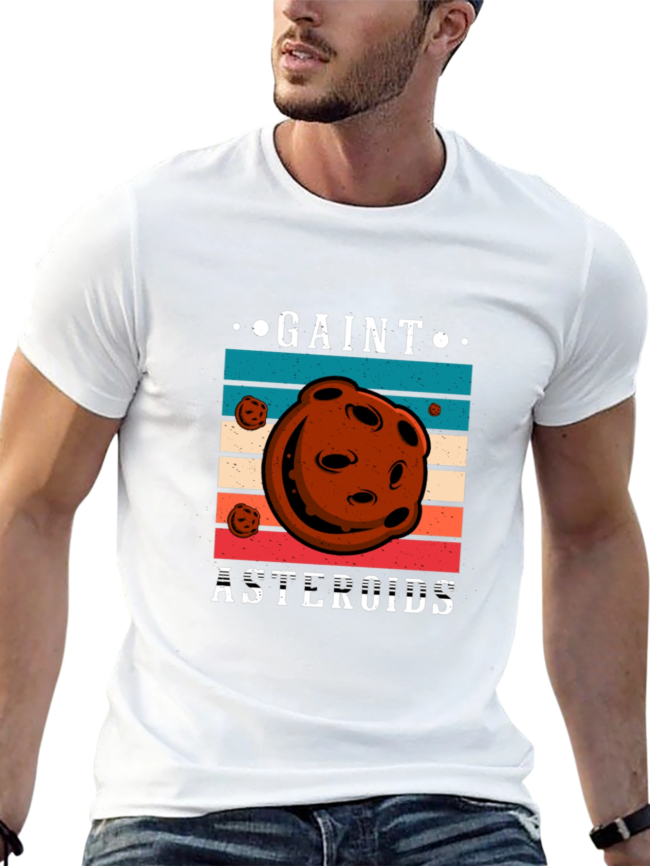 Retro Gaint Asteroids Graphic Tee
