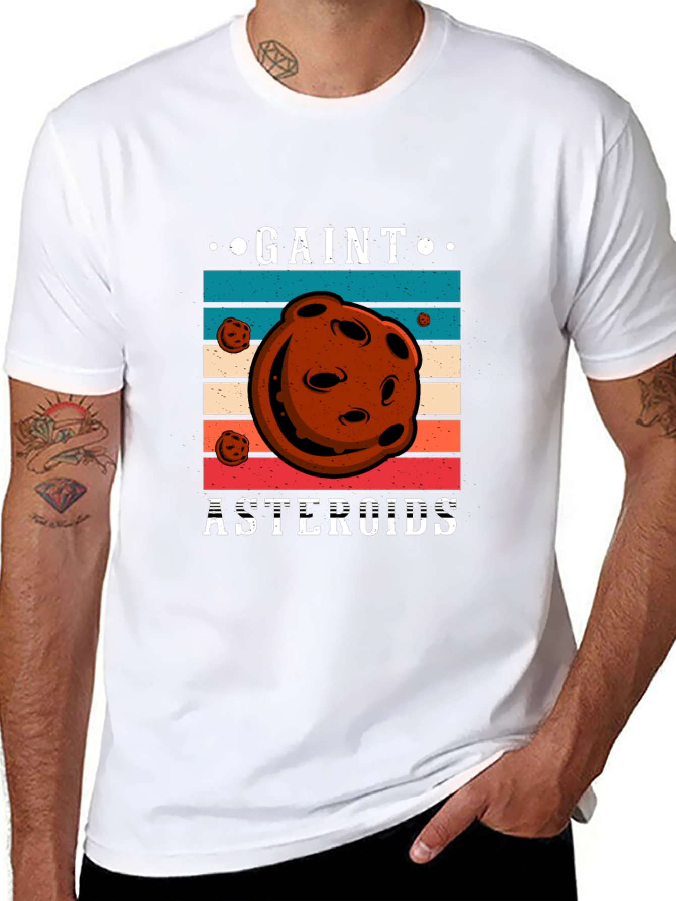Retro Gaint Asteroids Graphic Tee
