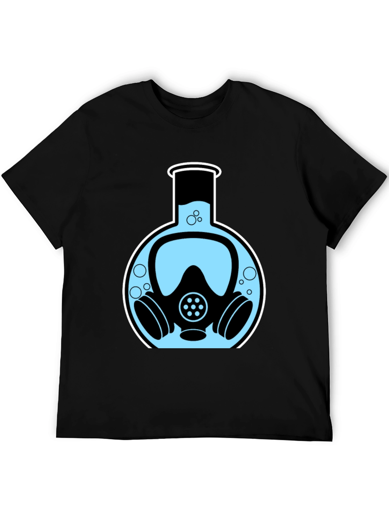 Gas Mask Flask T-Shirt - Science & Safety Tee