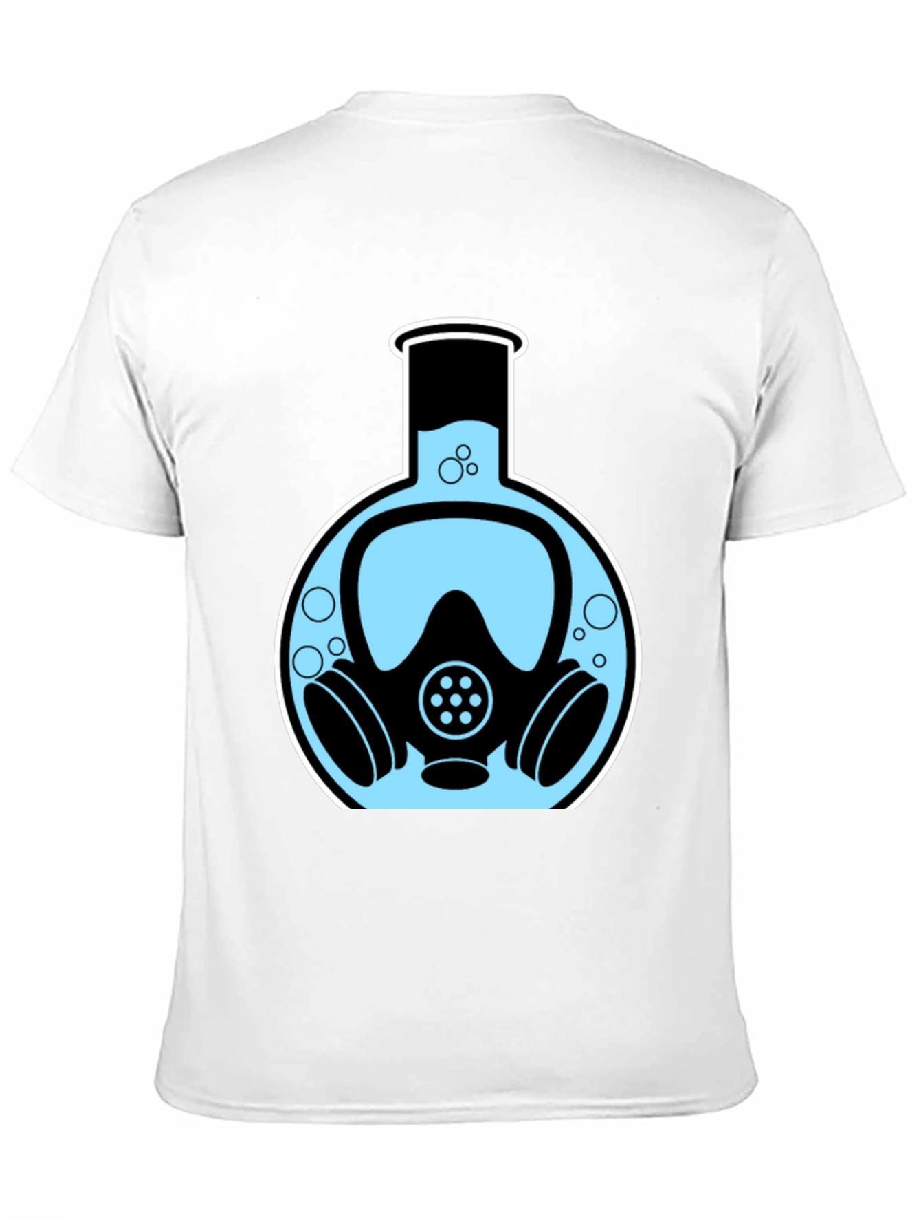 Gas Mask Flask T-Shirt - Science & Safety Tee