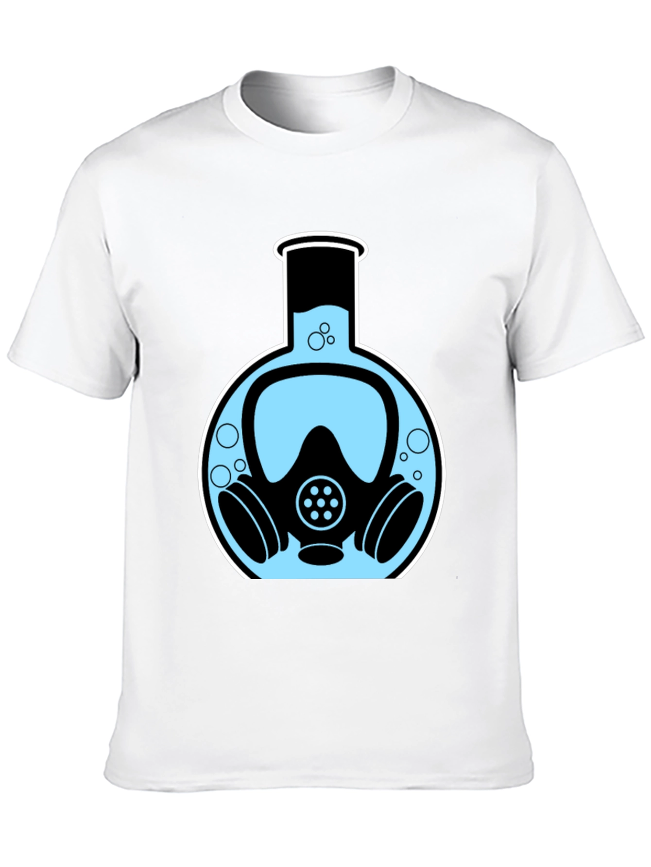 Gas Mask Flask T-Shirt - Science & Safety Tee