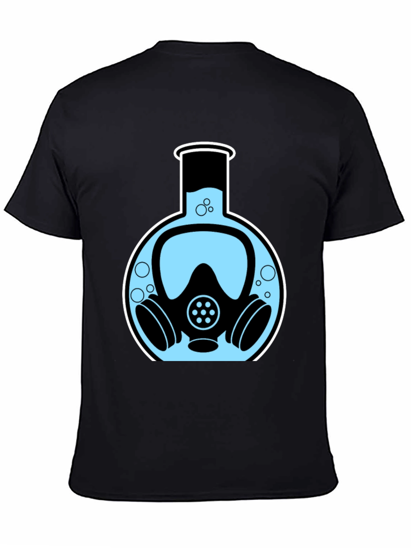 Gas Mask Flask T-Shirt - Science & Safety Tee