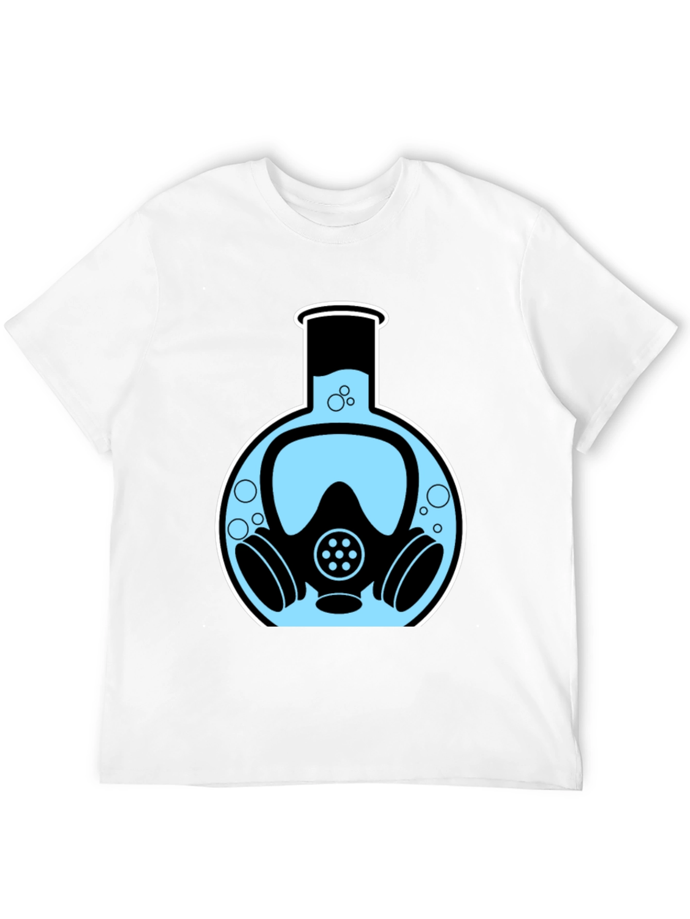Gas Mask Flask T-Shirt - Science & Safety Tee