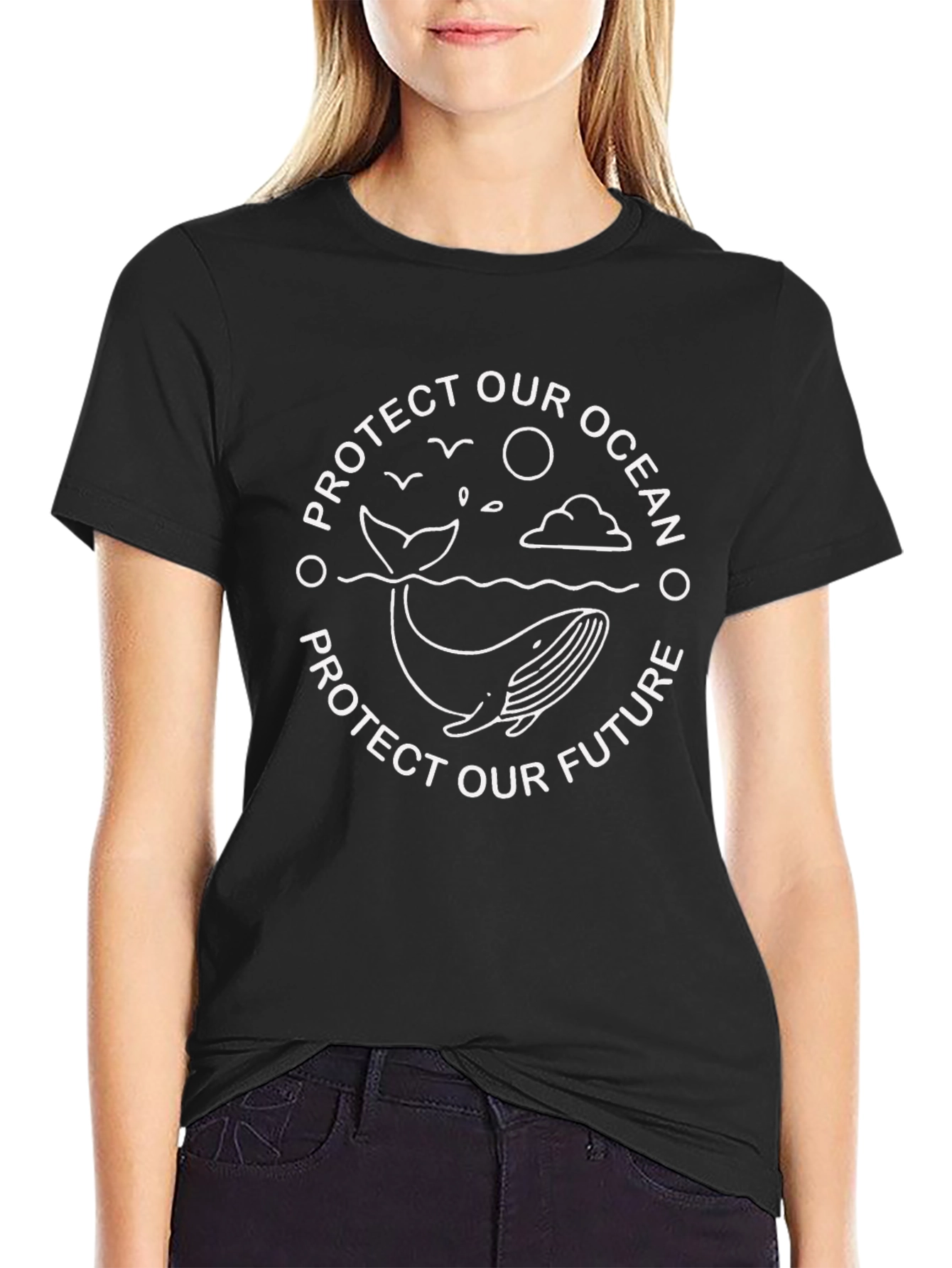 Protect Ocean Future Whale T-Shirt