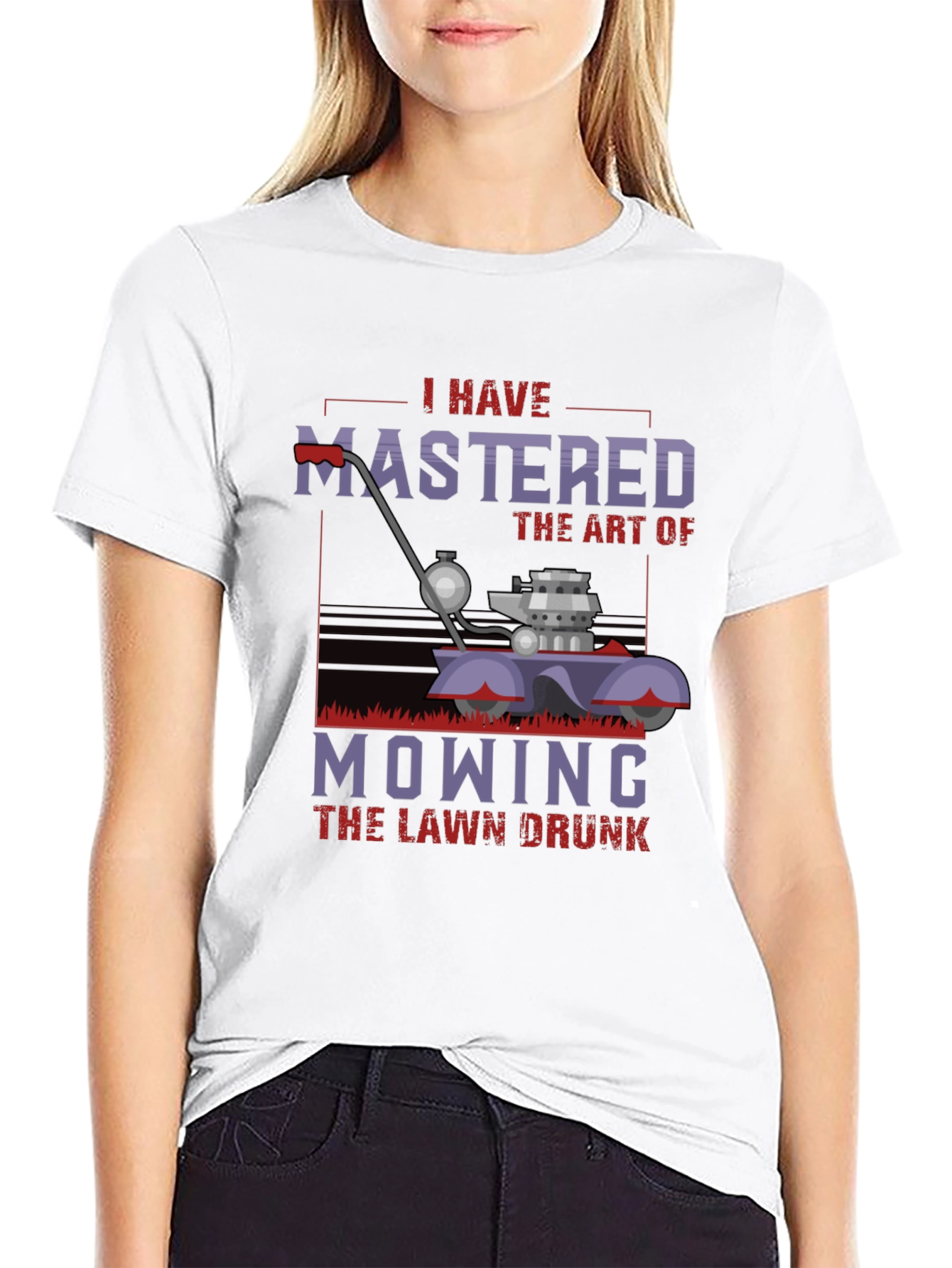 Mastered Mowing Drunk T-Shirt