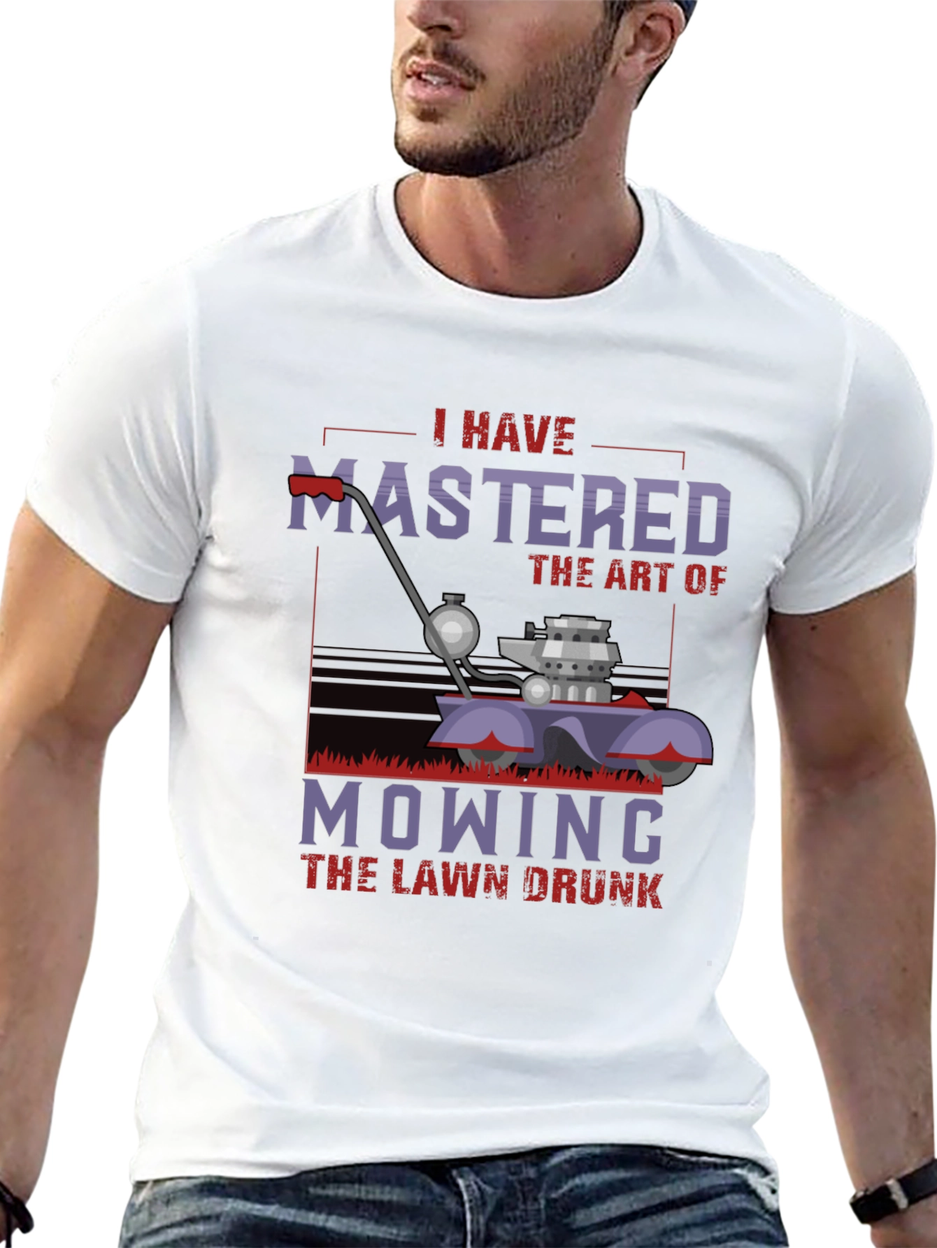Mastered Mowing Drunk T-Shirt