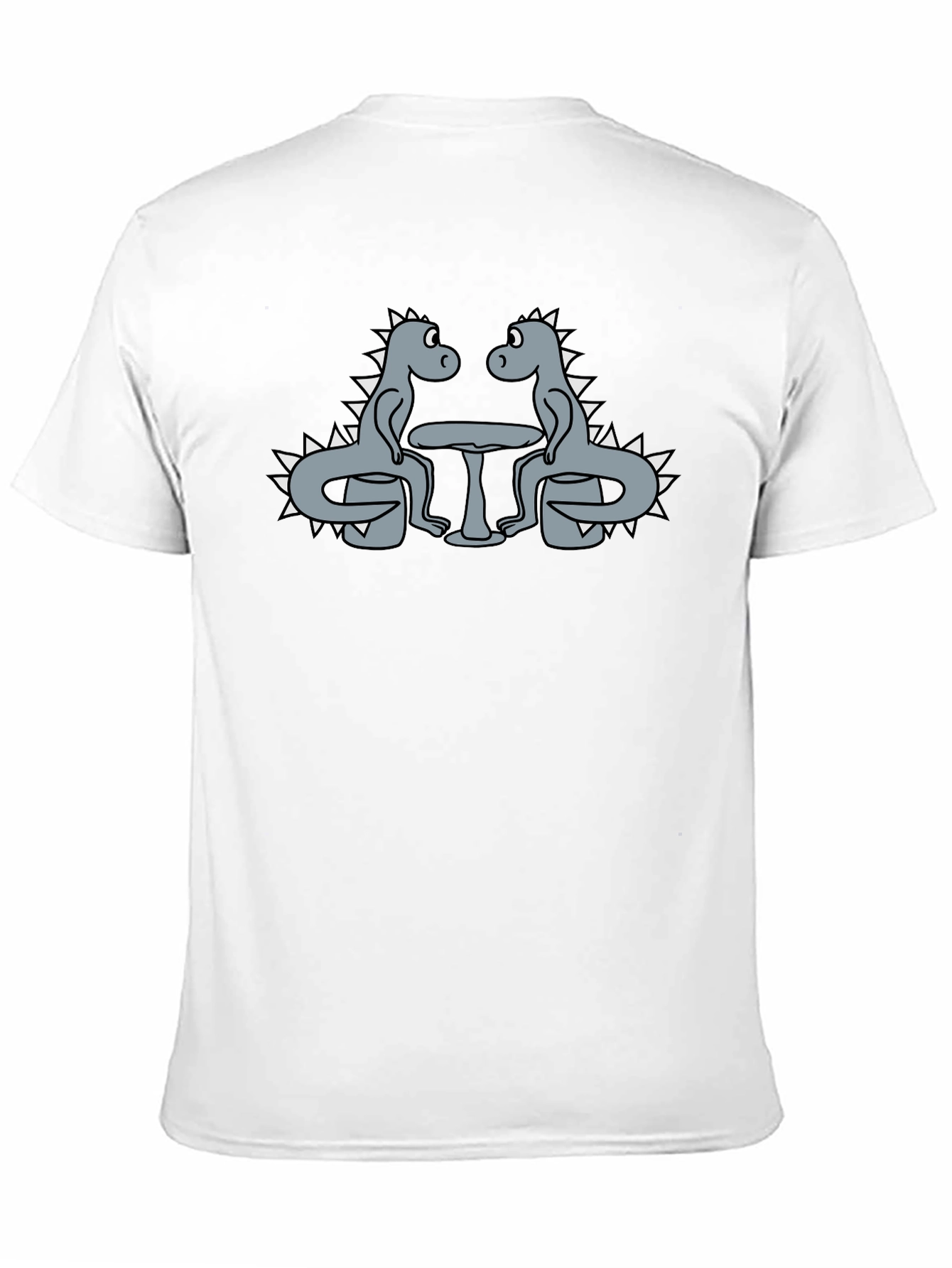 Dino Date Night Graphic Tee - Funny Dinosaur T-Shirt