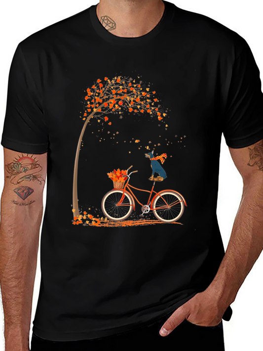 Fall Bicycle Ride Graphic Tee