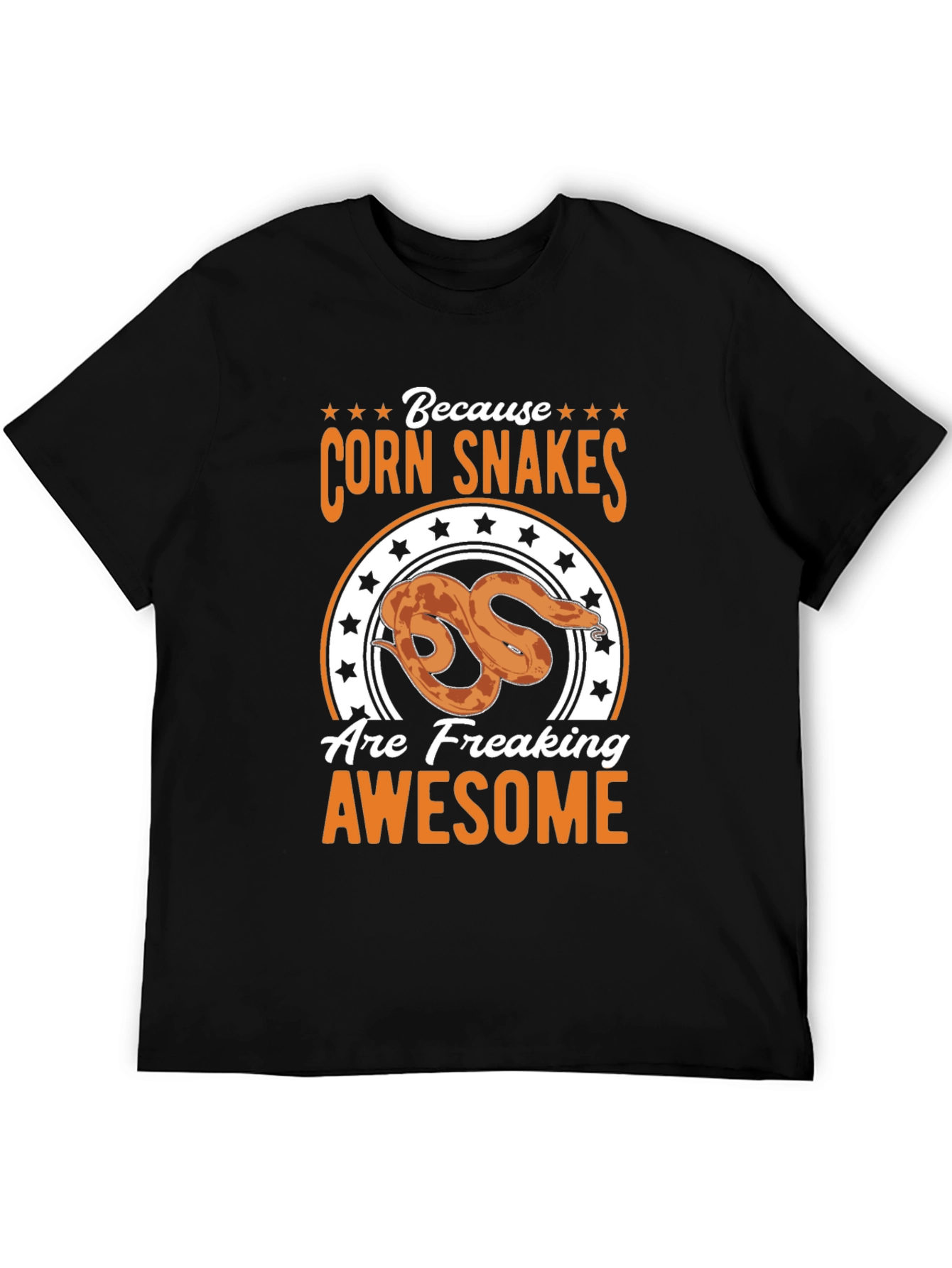 Corn Snakes Are Awesome Black T-Shirt