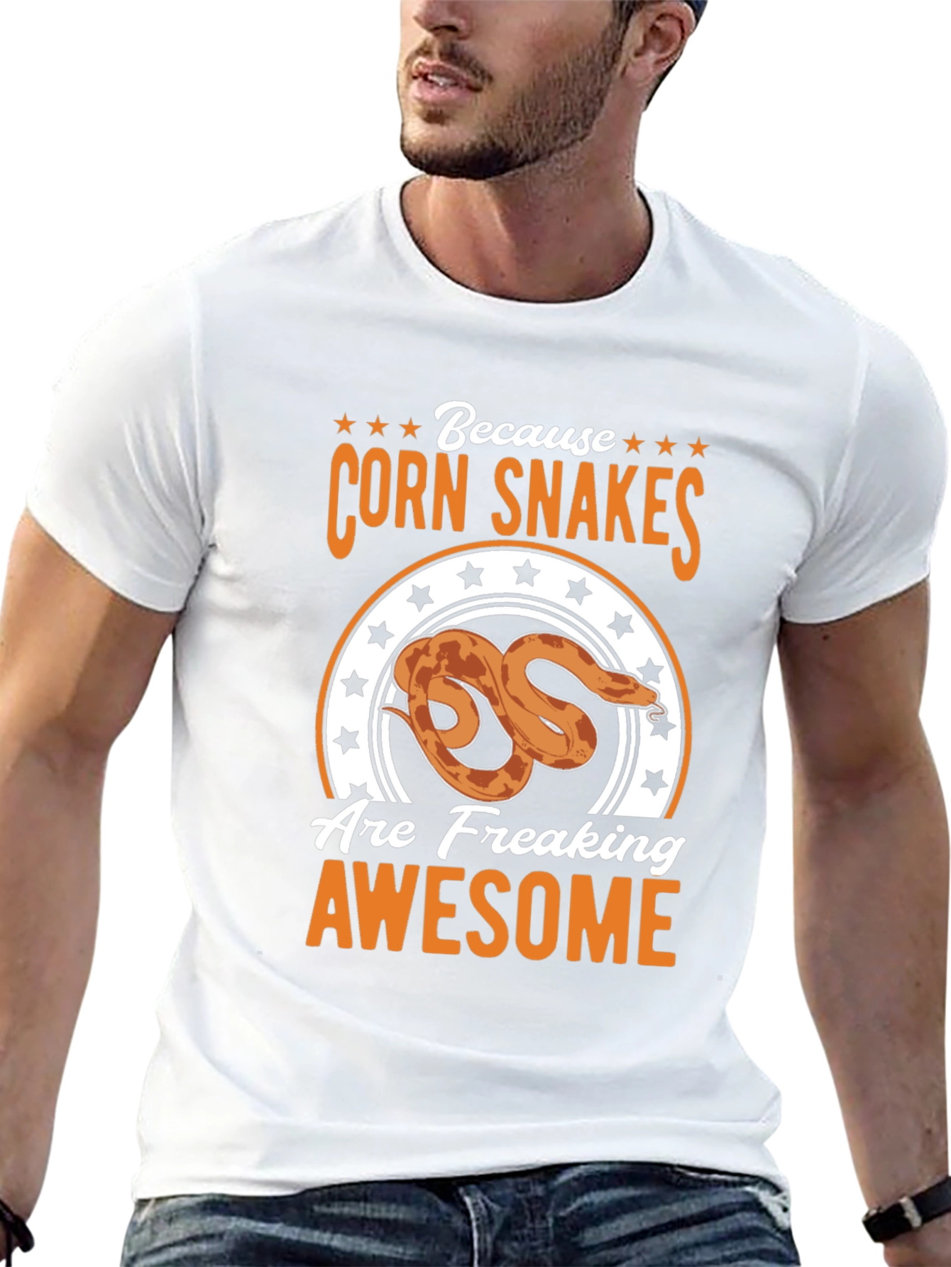 Corn Snakes Are Awesome Black T-Shirt