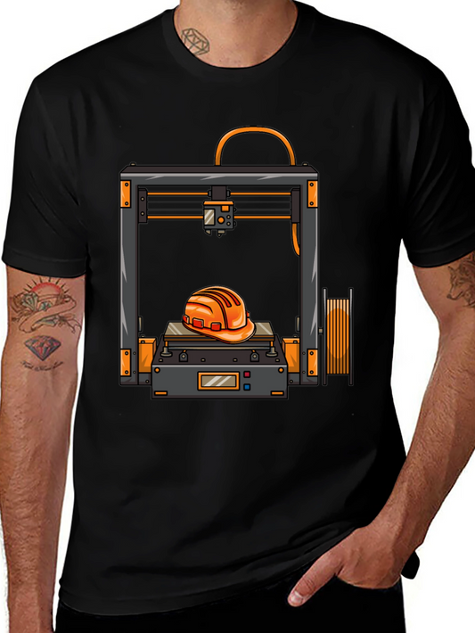 3D Printer T-Shirt - Novelty Graphic Tee