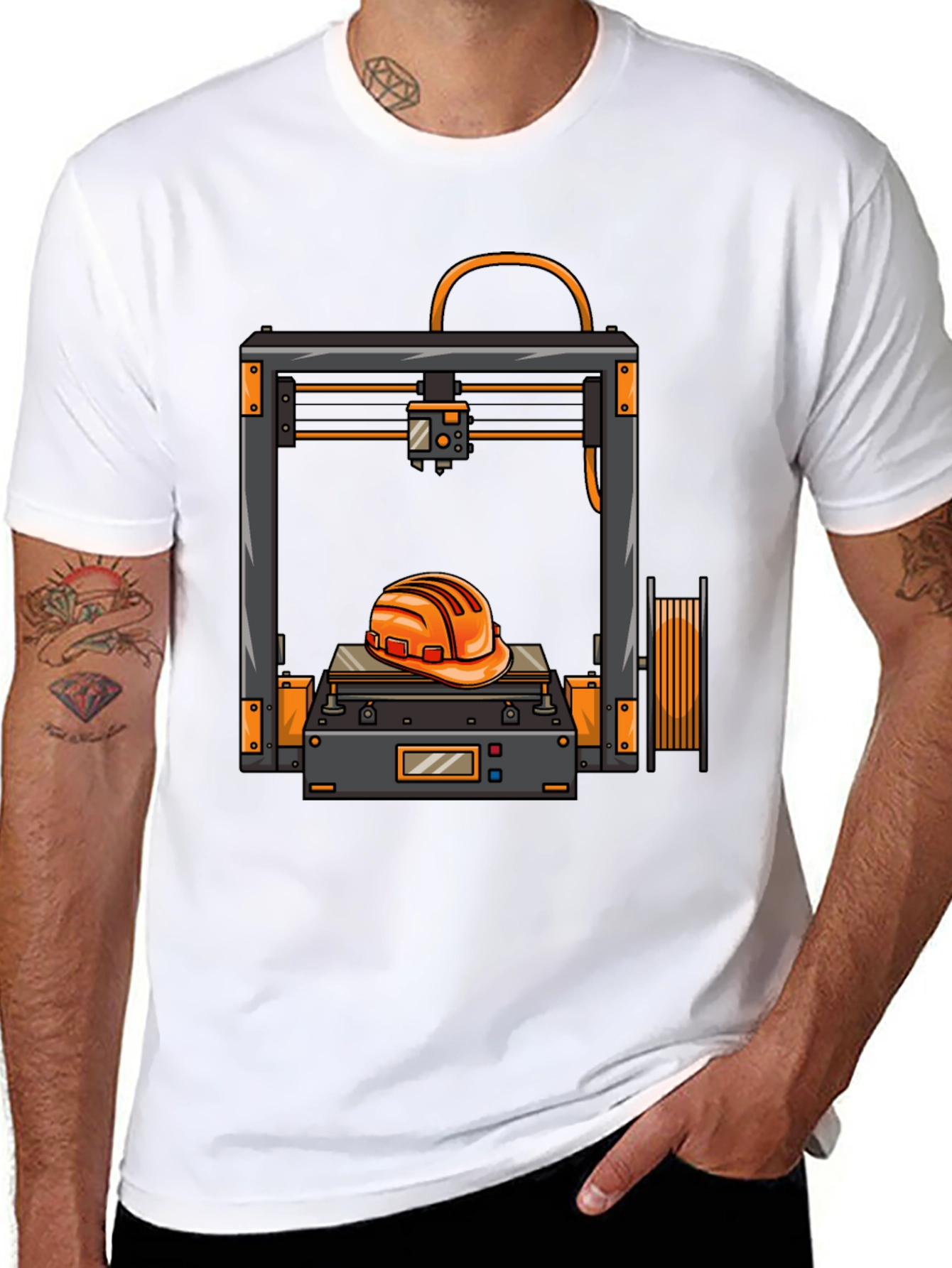 3D Printer T-Shirt - Novelty Graphic Tee