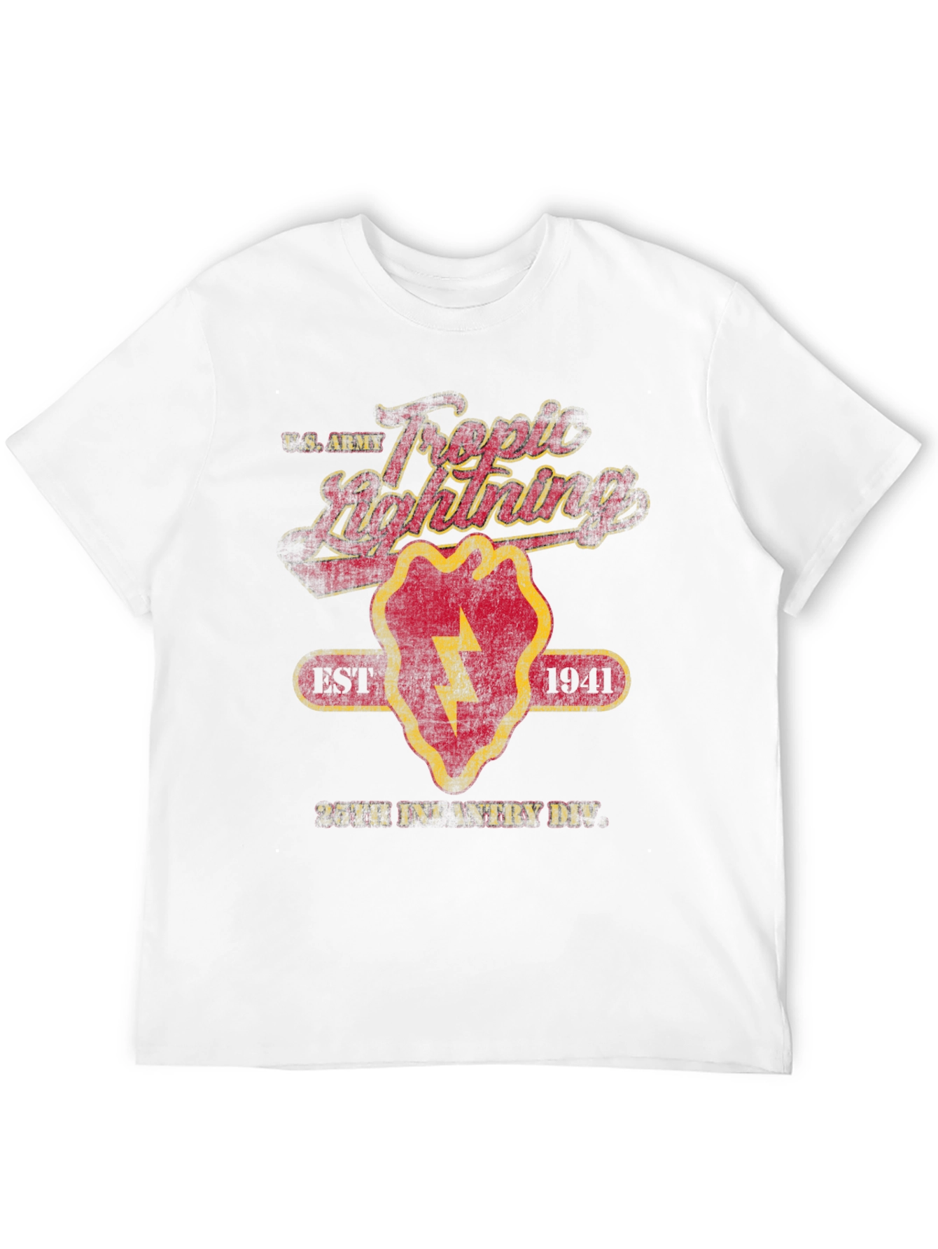 25th Infantry Division Tropic Lightning Graphic T-Shirt