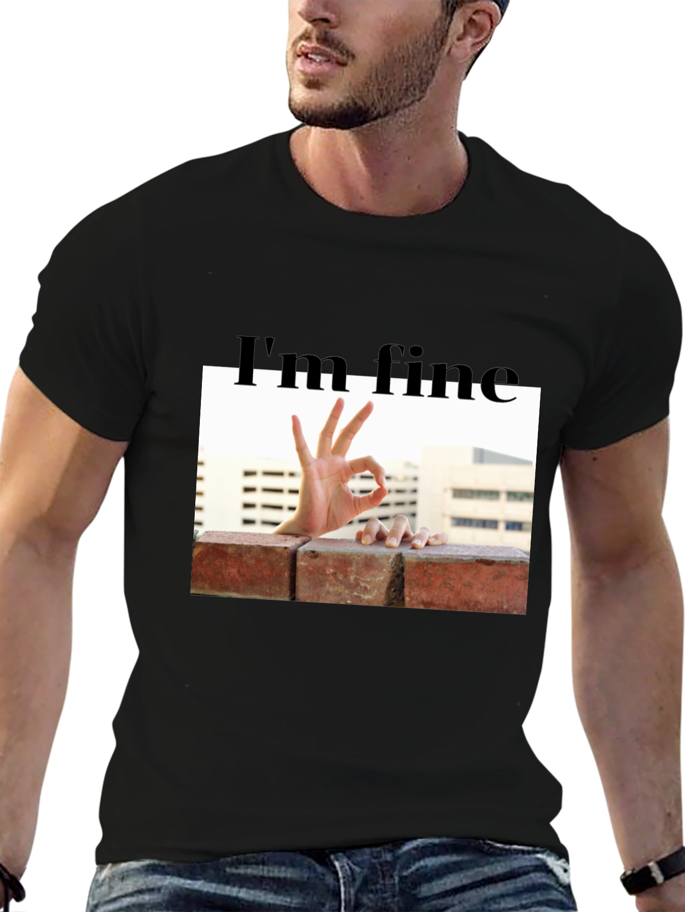 Im Fine Okay Hand Gesture T-Shirt