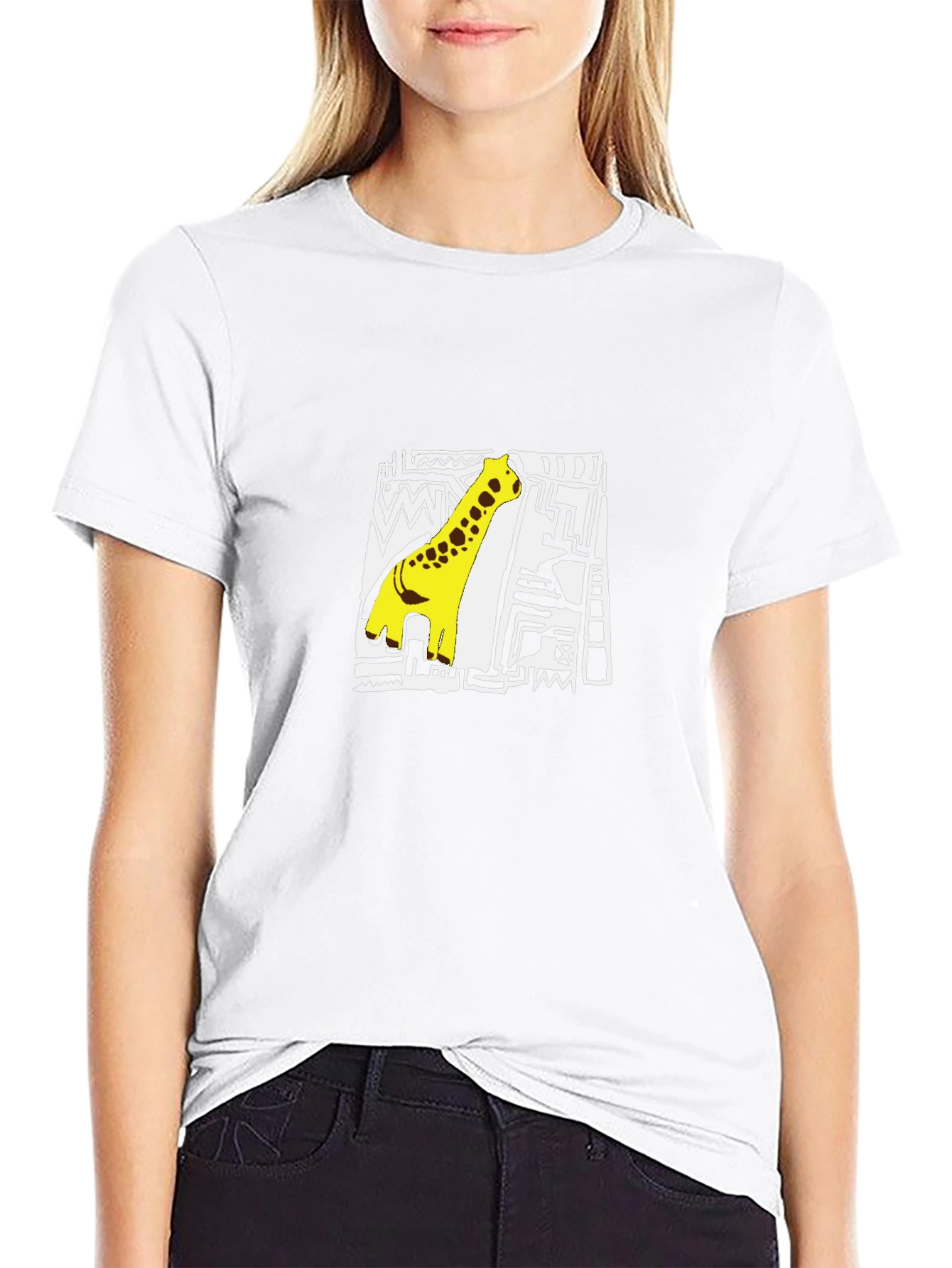 Dino Graphic Tee - Cool Black Cotton T-Shirt