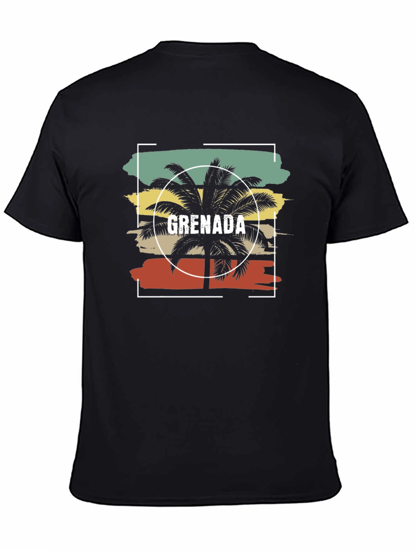 Grenada Palm Tree Graphic Tee - Island Vibes T-Shirt