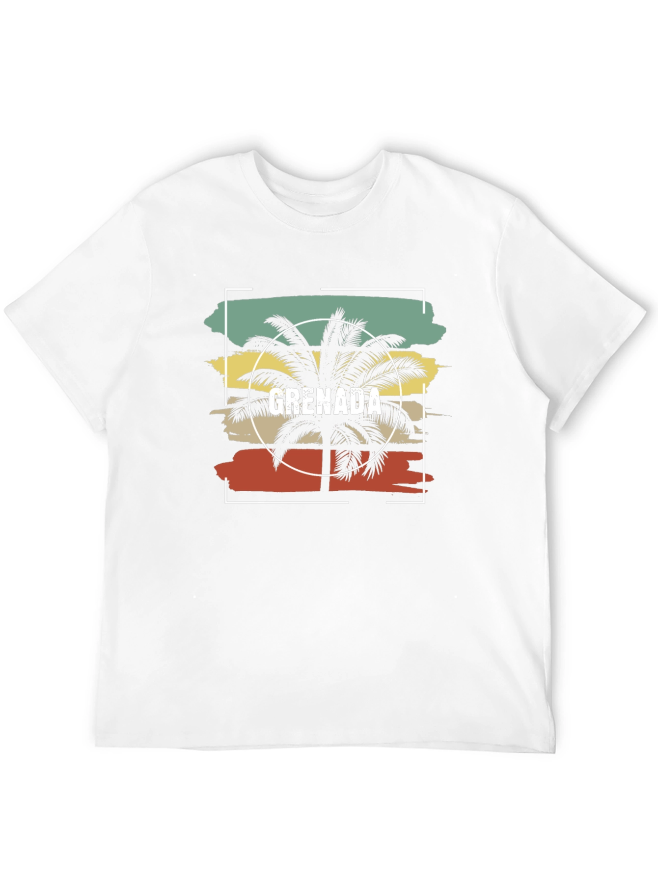 Grenada Palm Tree Graphic Tee - Island Vibes T-Shirt