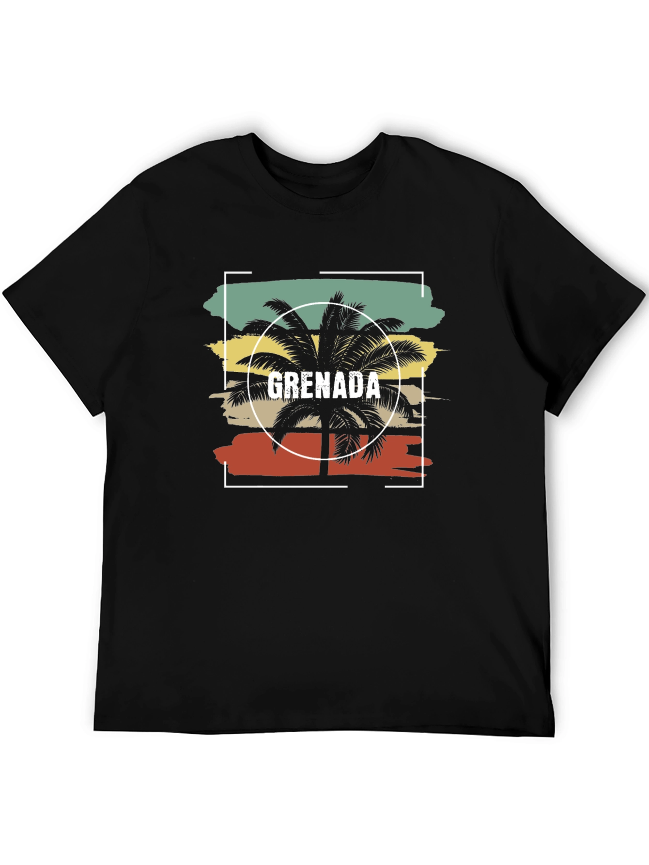 Grenada Palm Tree Graphic Tee - Island Vibes T-Shirt