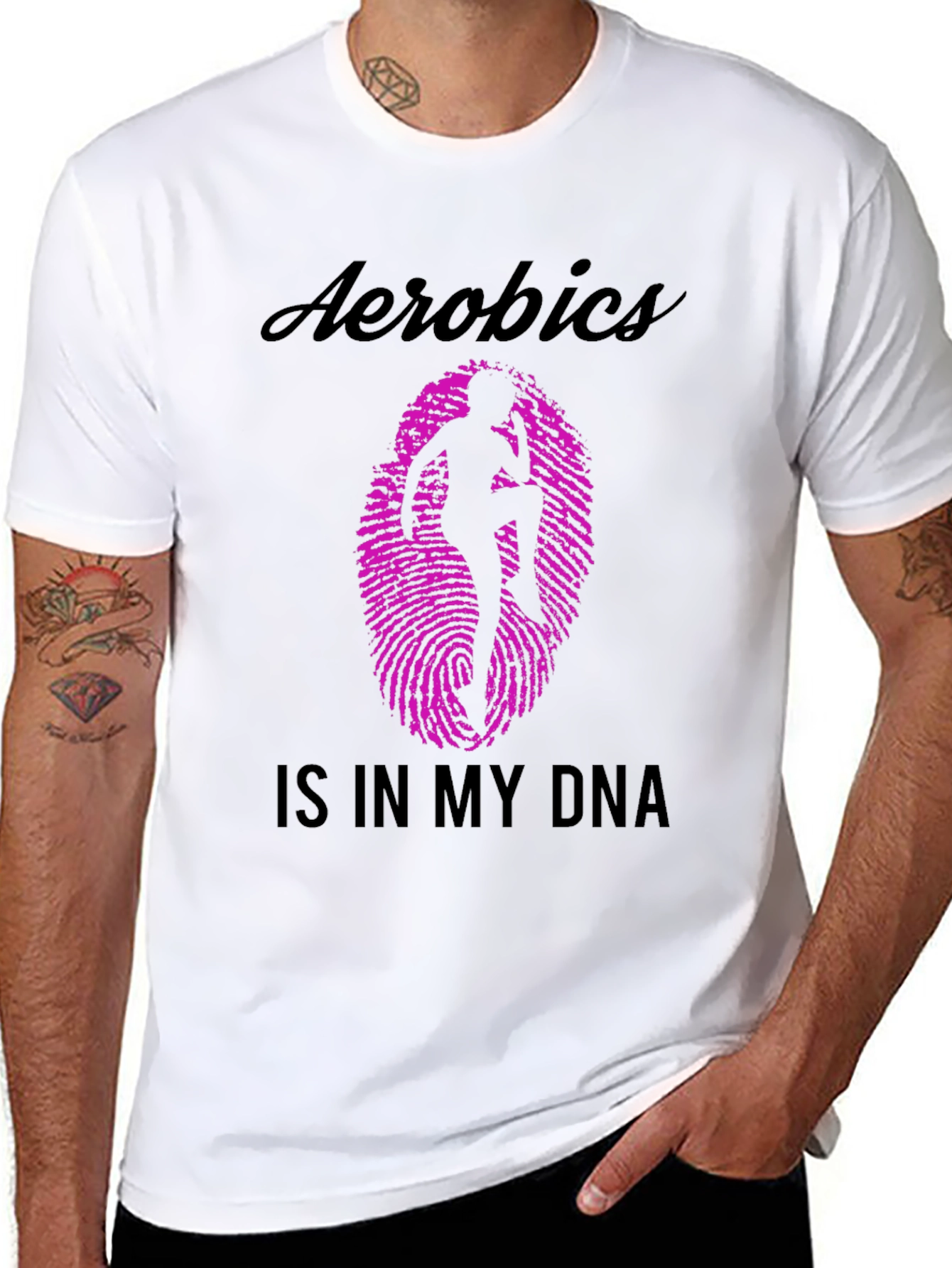 Aerobics DNA T-Shirt - Fitness Graphic Tee