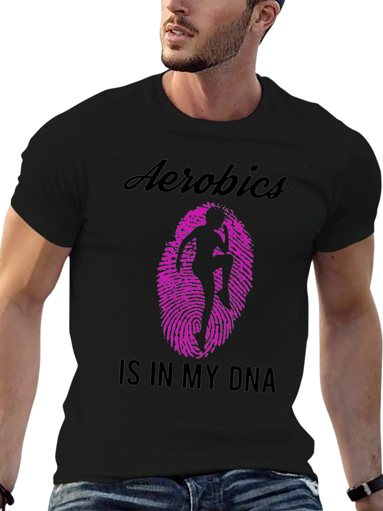 Aerobics DNA T-Shirt - Fitness Graphic Tee